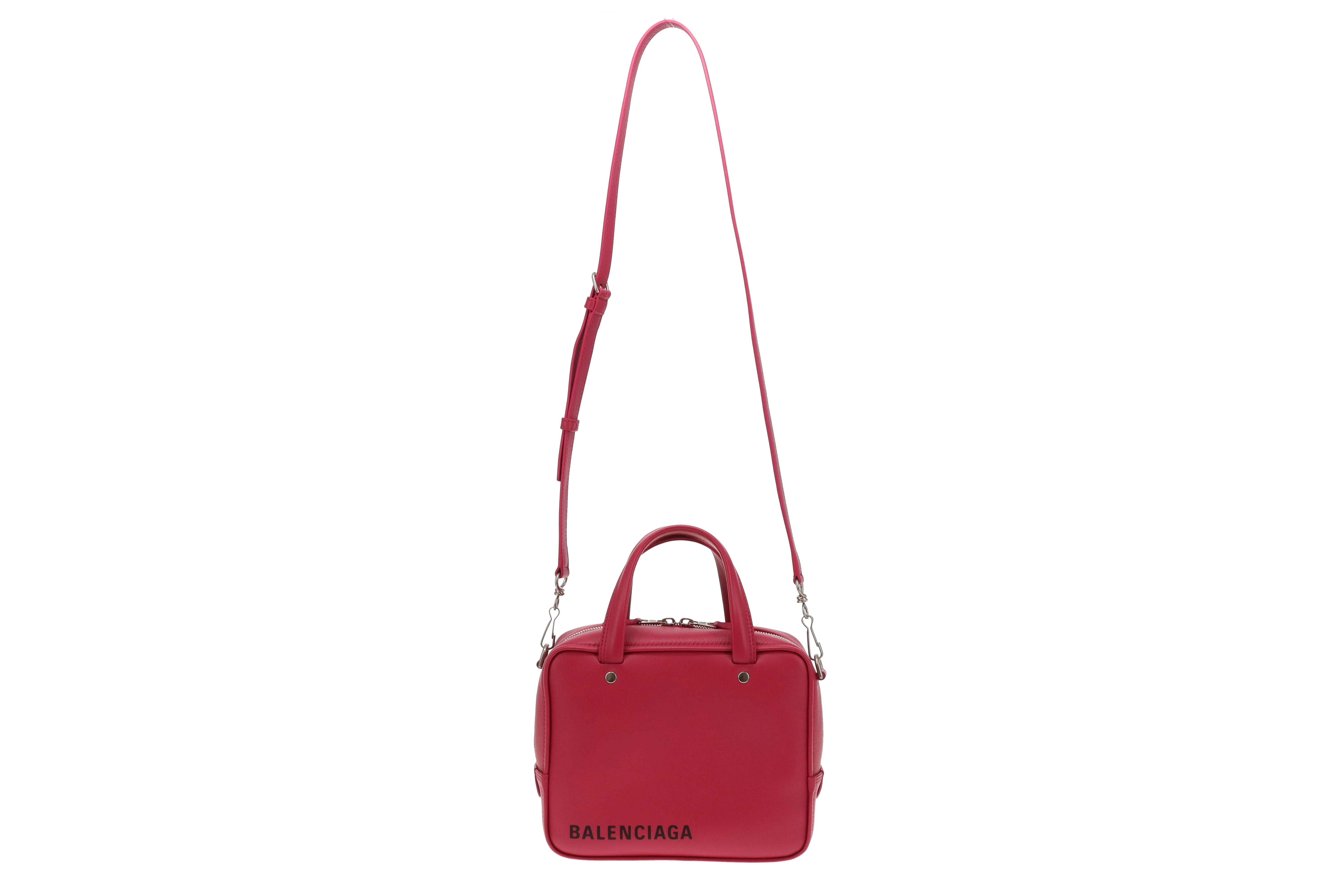 Balenciaga Pink Triangle Square Bag XS - Image 3