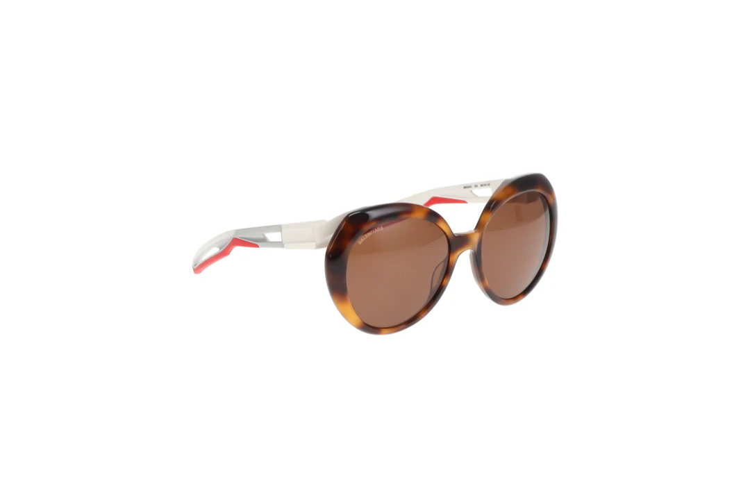 Balenciaga Tortoise Round Lens Hybrid Sunglasses BB0024S - Image 4
