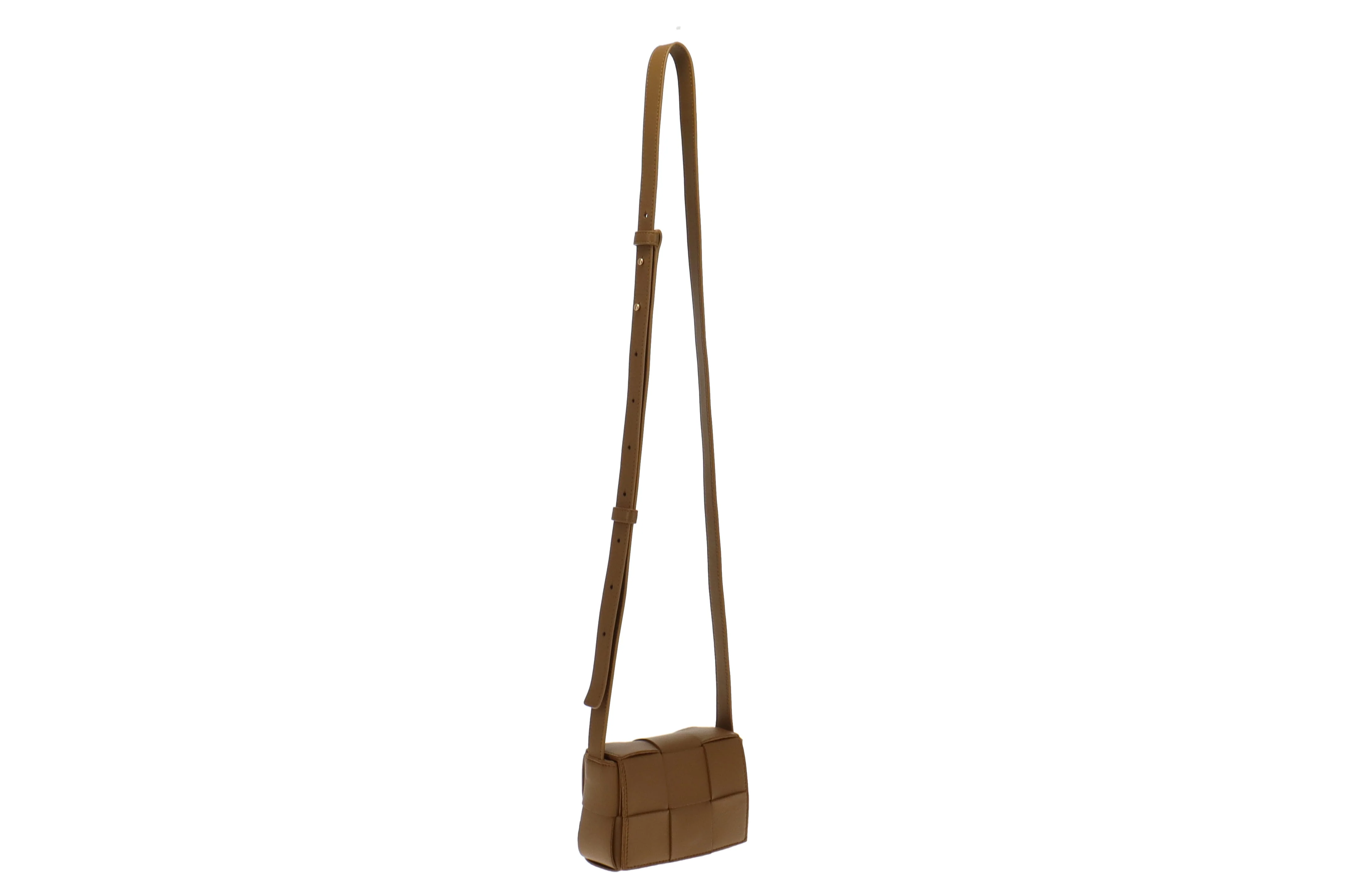 Bottega Veneta Caramel Mini Intreccio Leather Candy Cassette - Image 5