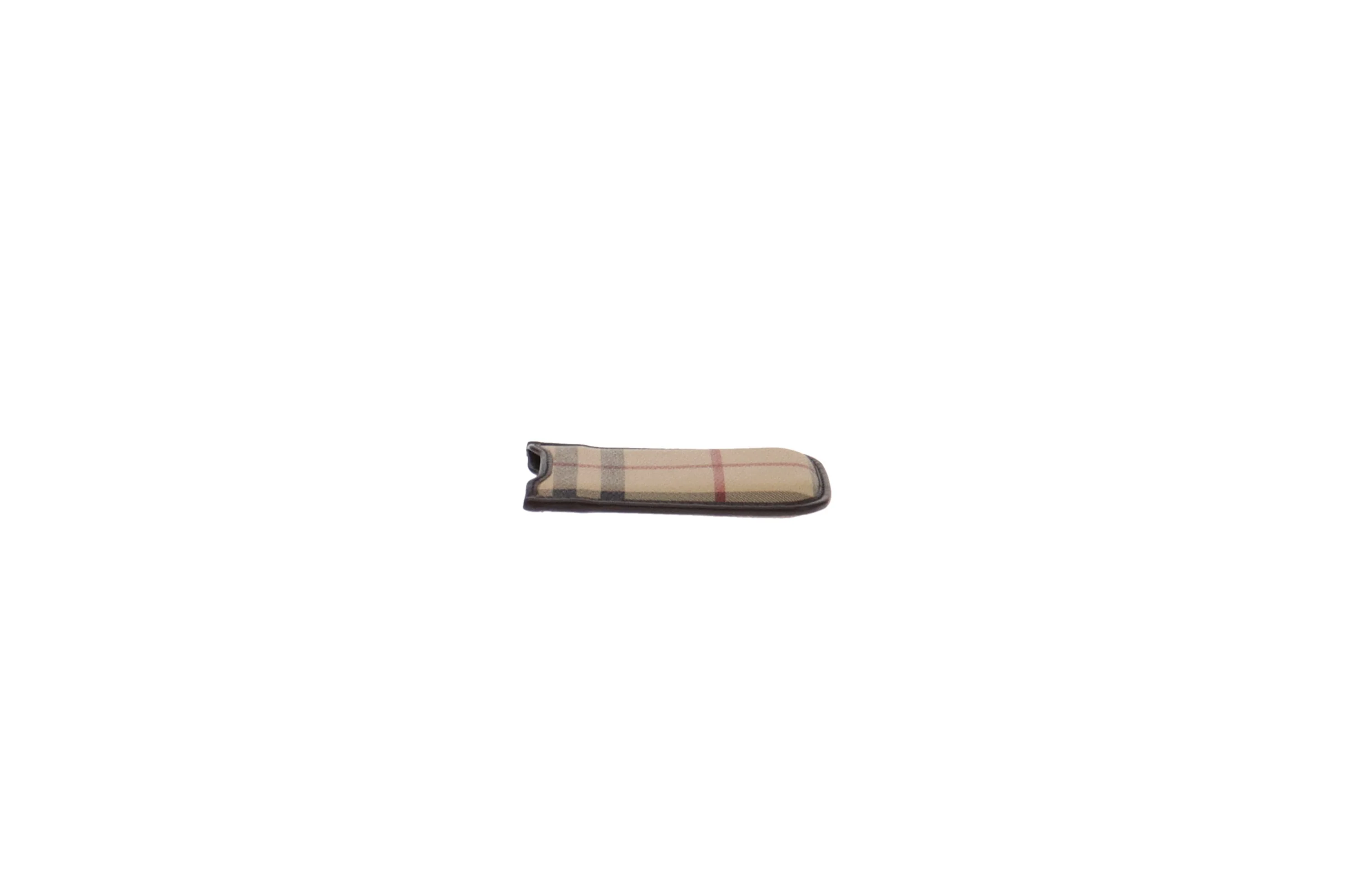 Burberry House Check Coated Canvas Vintage Phone Holder - Image 6
