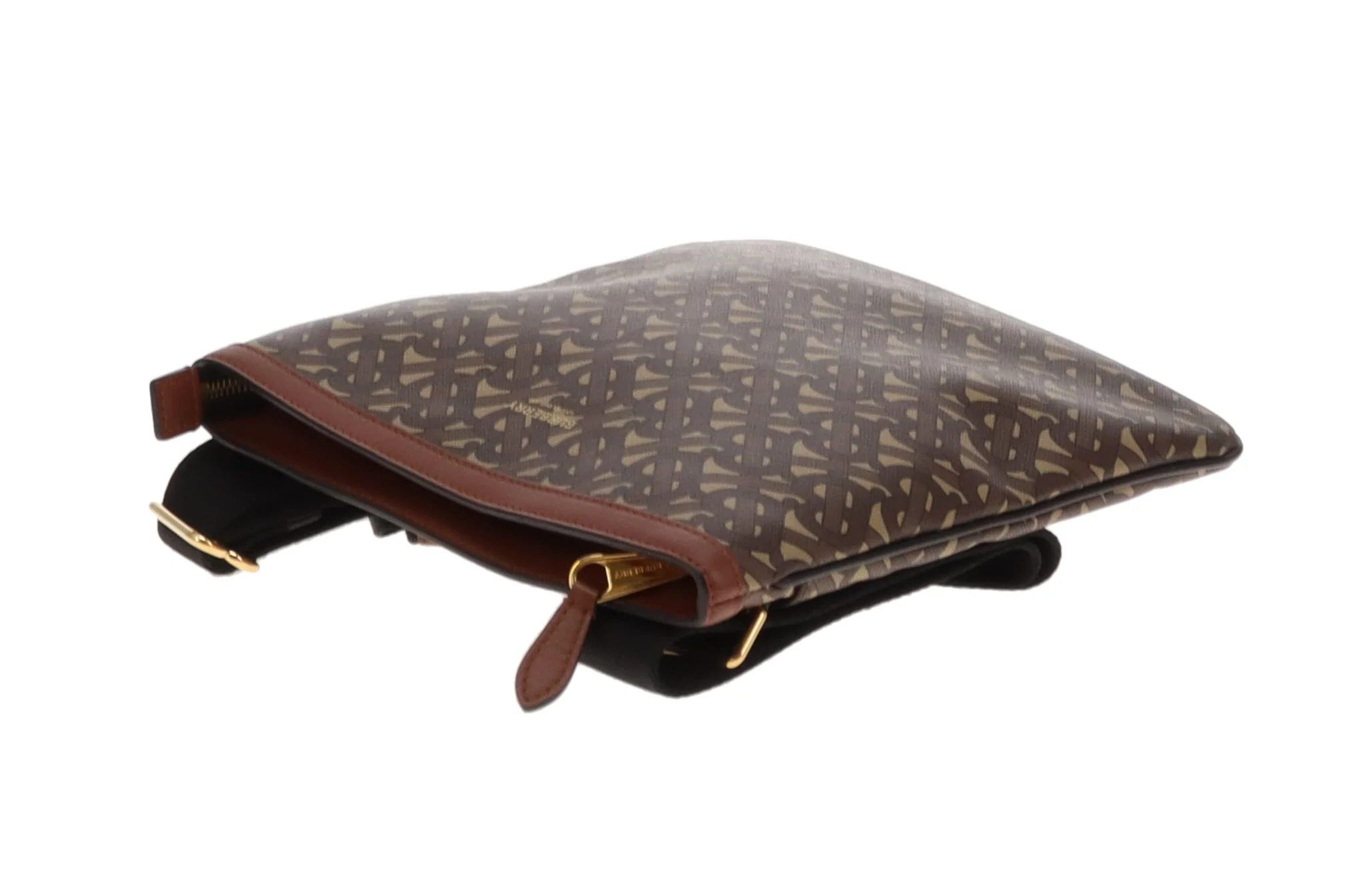 Burberry London TB Monogram Zip Messenger - Image 9