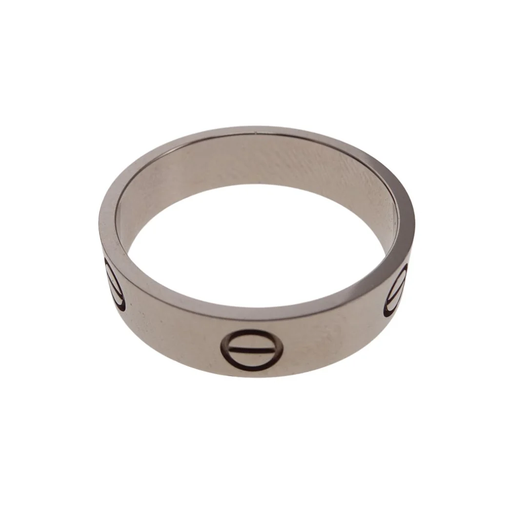 Cartier Love Ring Classic 18K White Gold (size 63) - Image 2