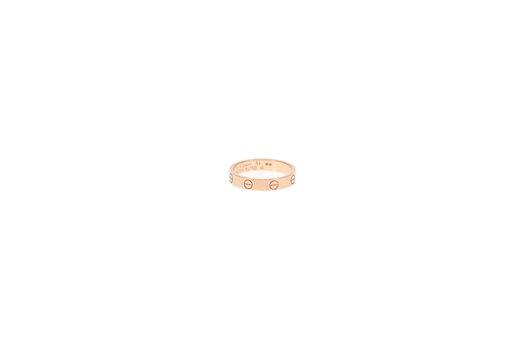 Cartier Love Ring Small Model 18k Rose Gold size 54 - Image 3