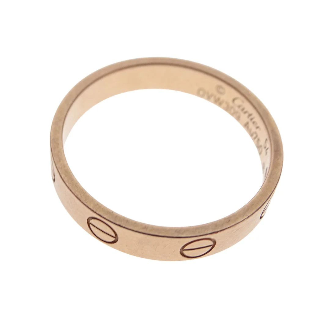 Cartier Love Ring Small Model 18k Rose Gold size 54 - Image 7