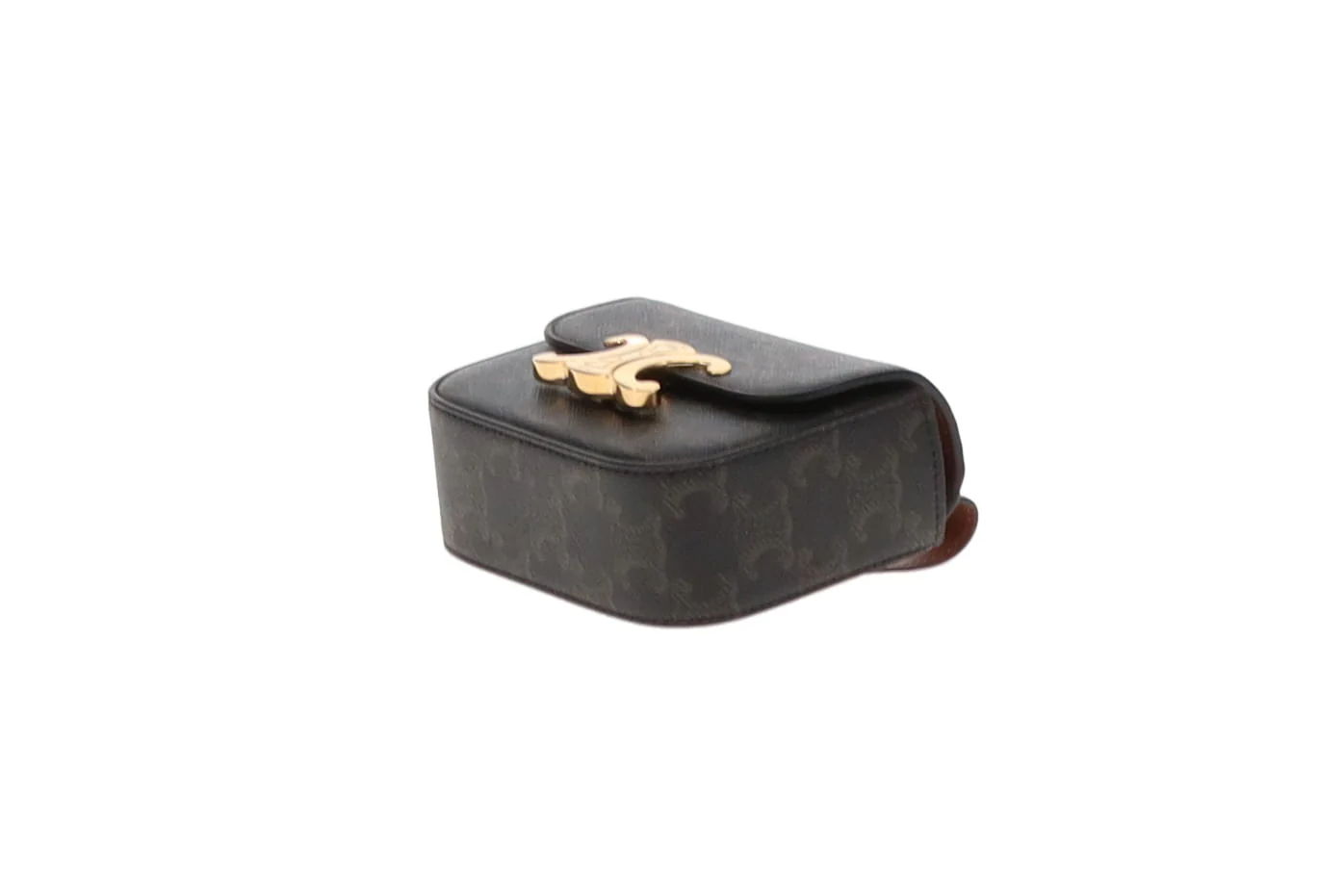 Celine Belt Bag Triomphe Belt In Triomphe Canvas & Calfskin Size 80cm Belt - Image 11