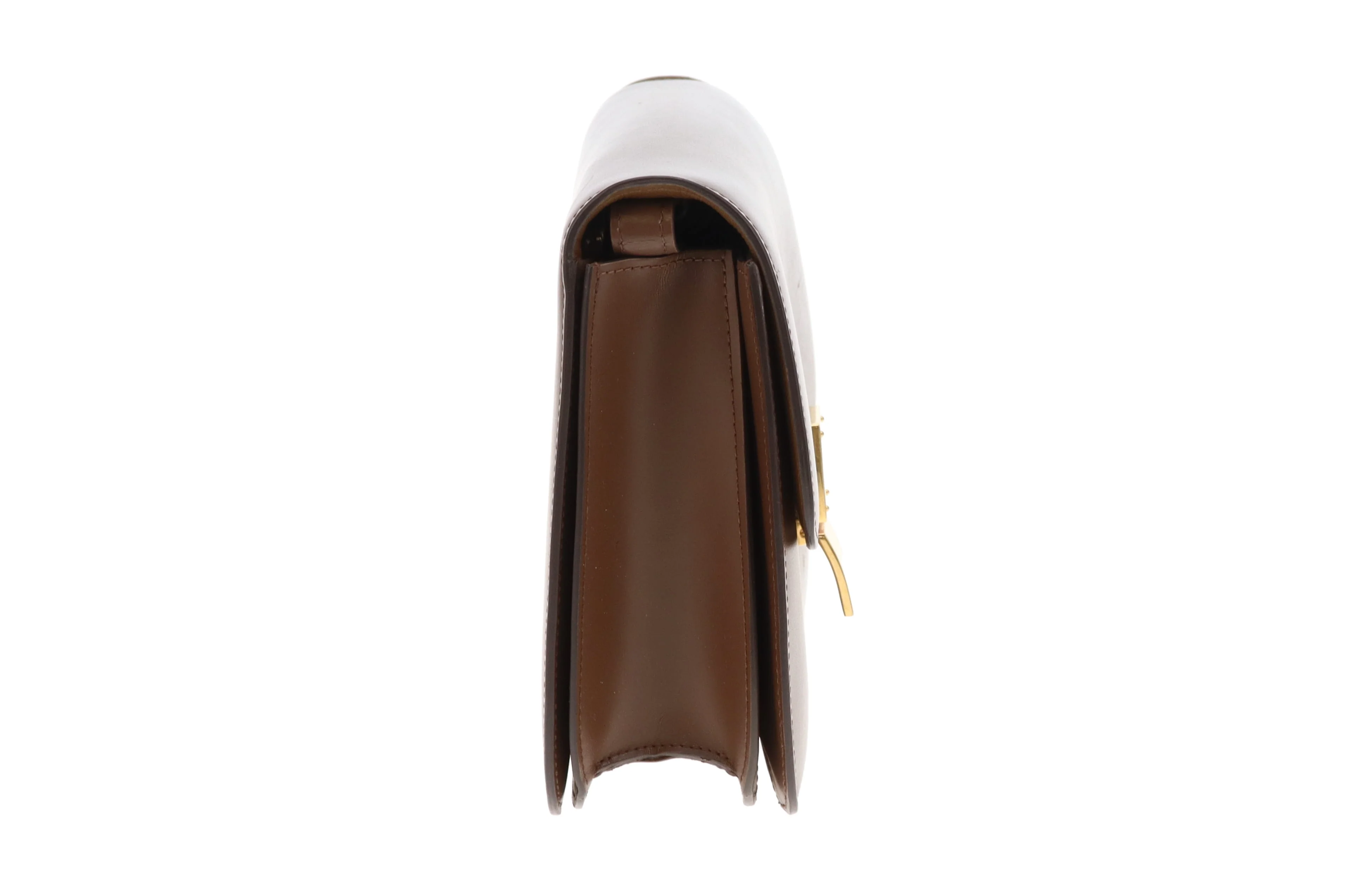 Celine Box Bag Medium Brown Smooth Leather - Image 5