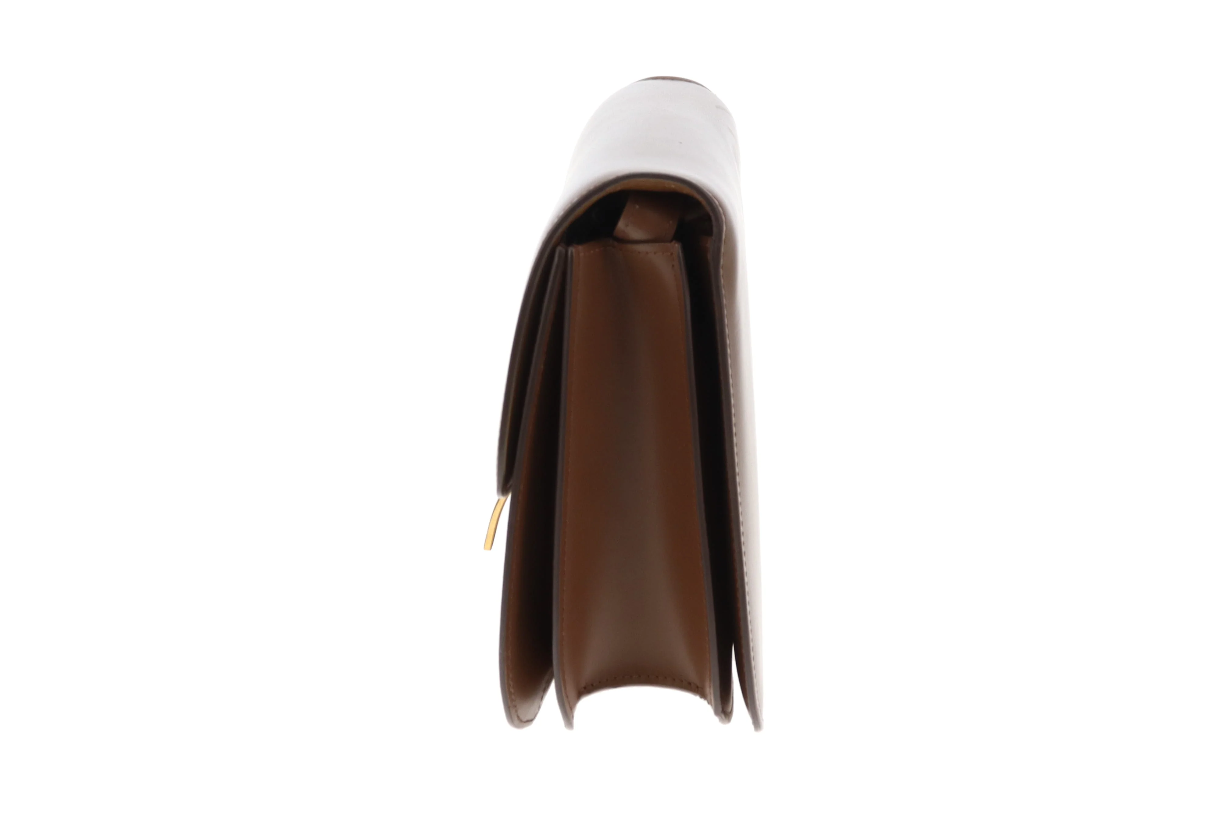 Celine Box Bag Medium Brown Smooth Leather - Image 7