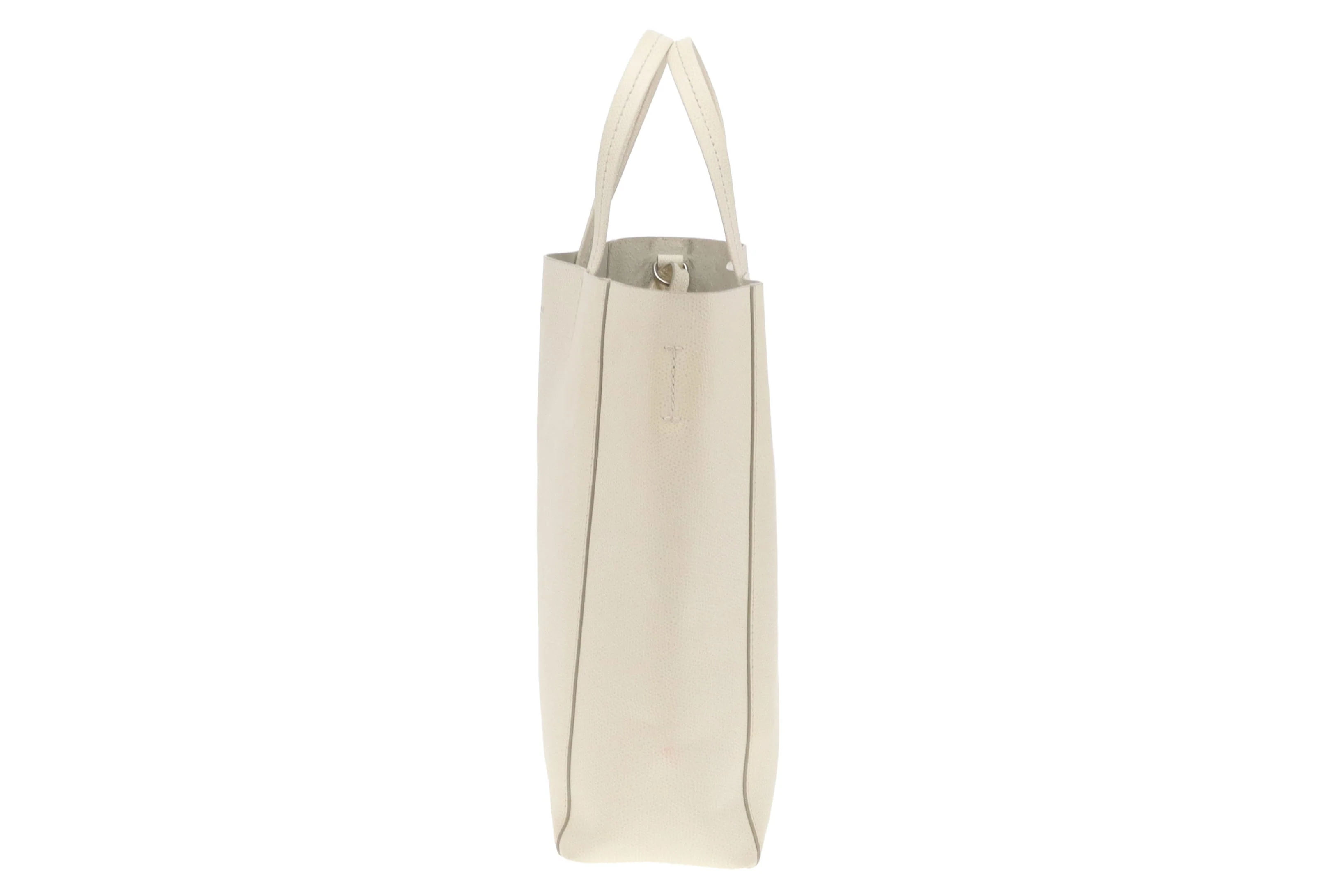 Celine Vertical Tote Bag White Leather - Image 7