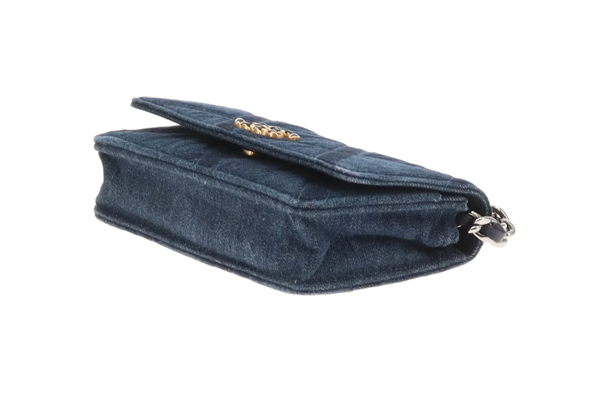 Chanel Wallet On Chain Chanel 19 Denim - Image 12