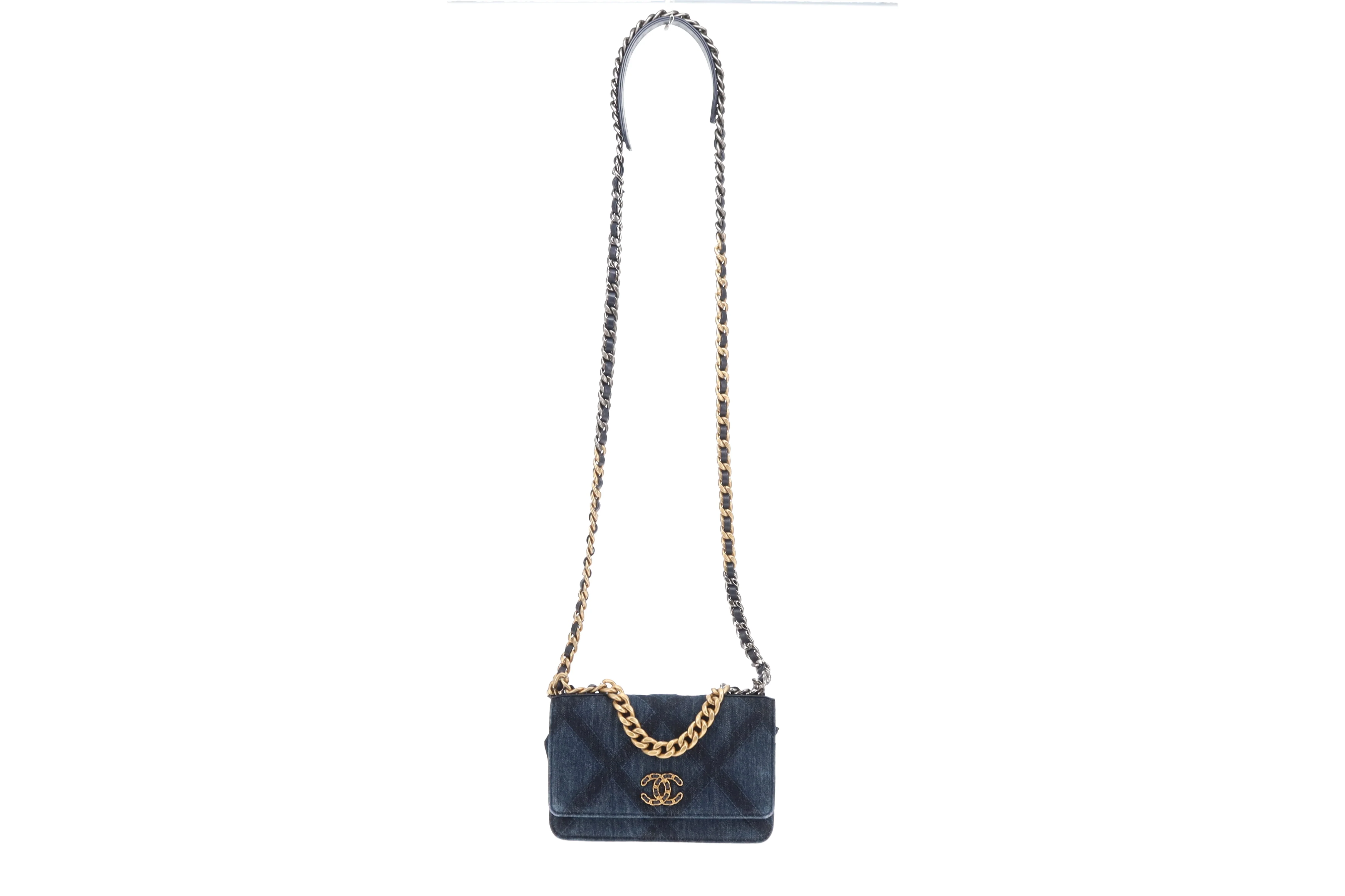 Chanel Wallet On Chain Chanel 19 Denim - Image 5