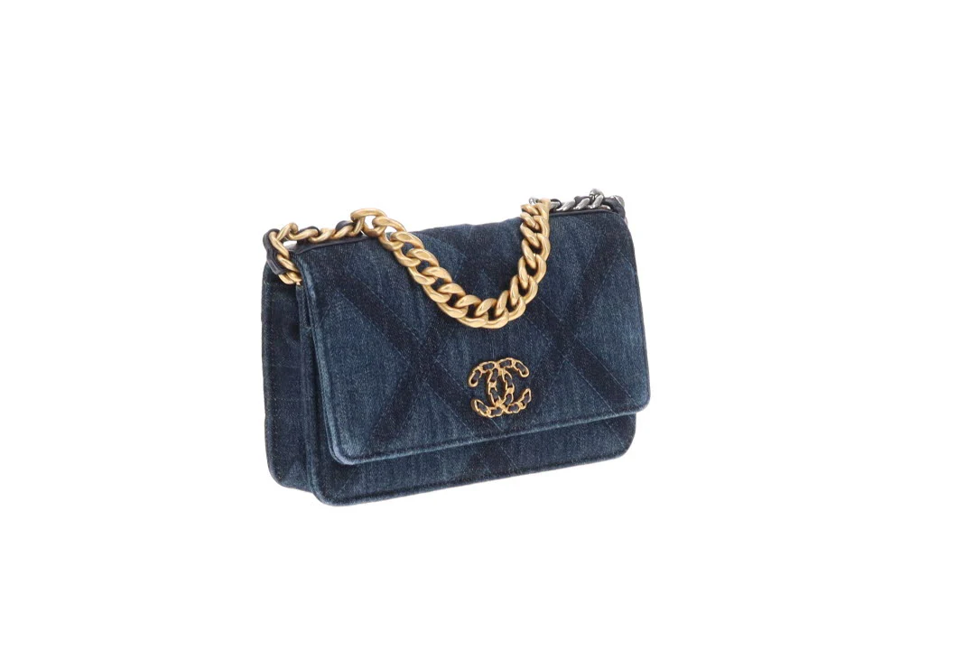 Chanel Wallet On Chain Chanel 19 Denim - Image 6