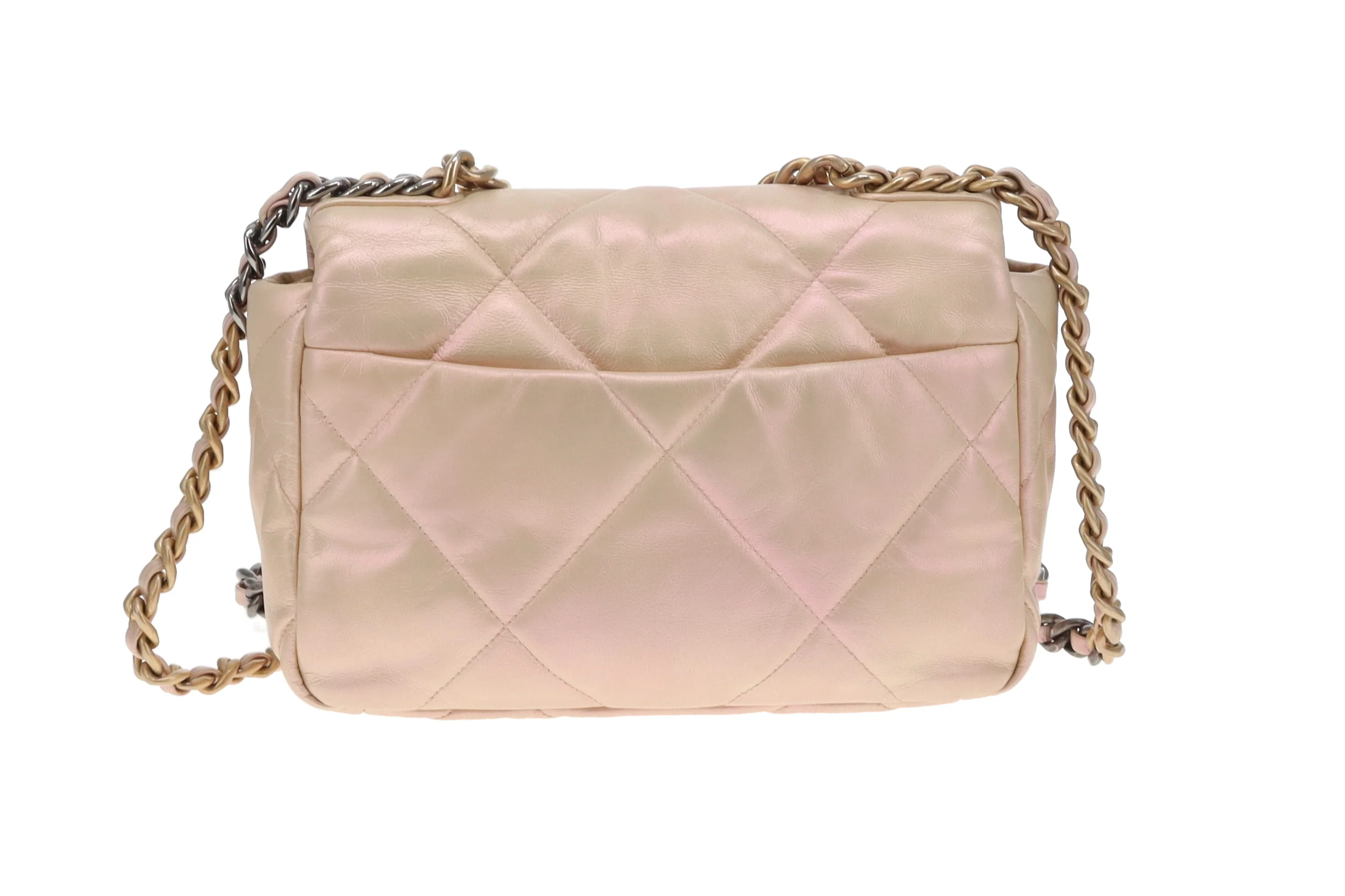 Chanel 19 Iridescent Leather Small (NFID) - Image 7