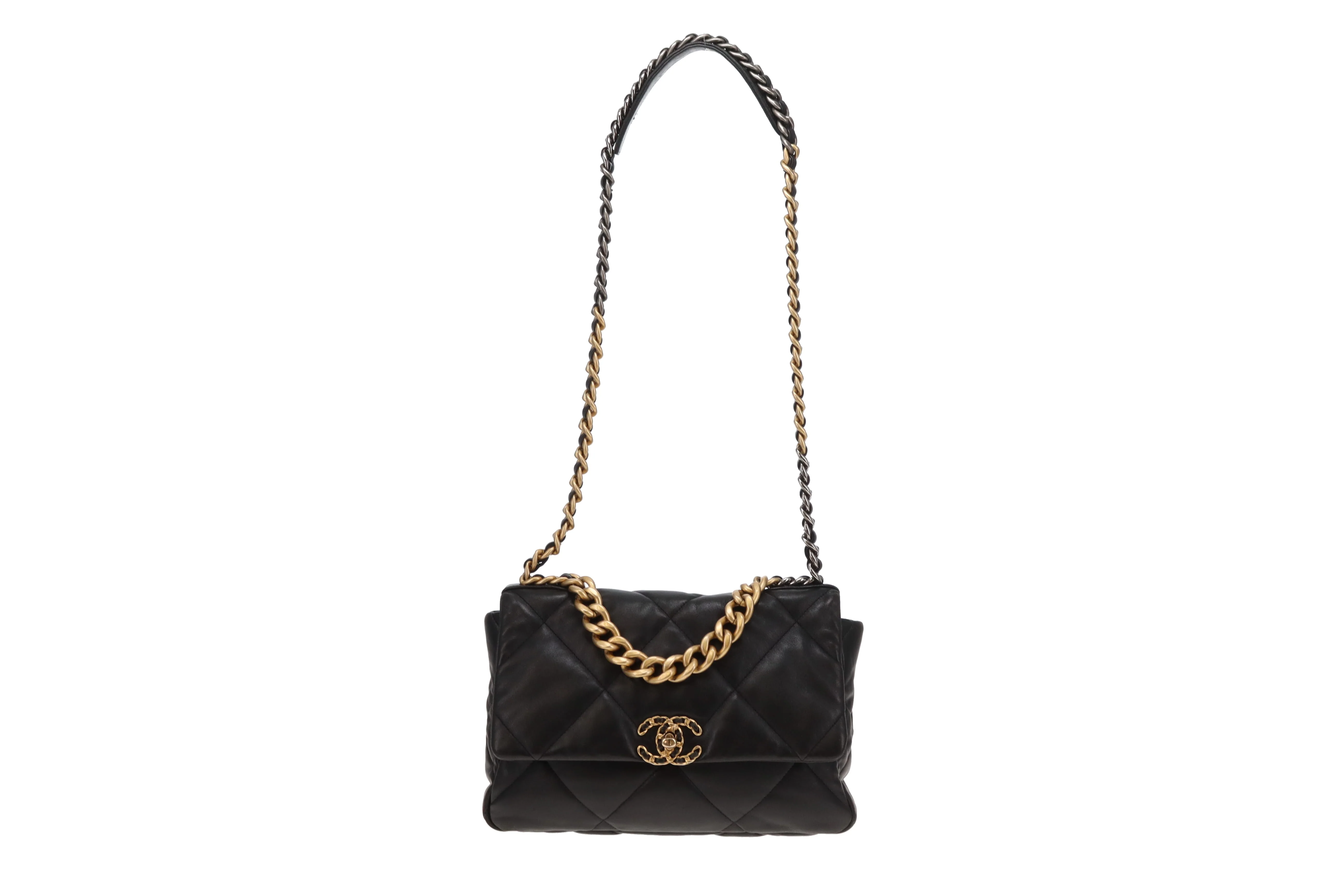 Chanel 19 Large Black 2020 - Image 3