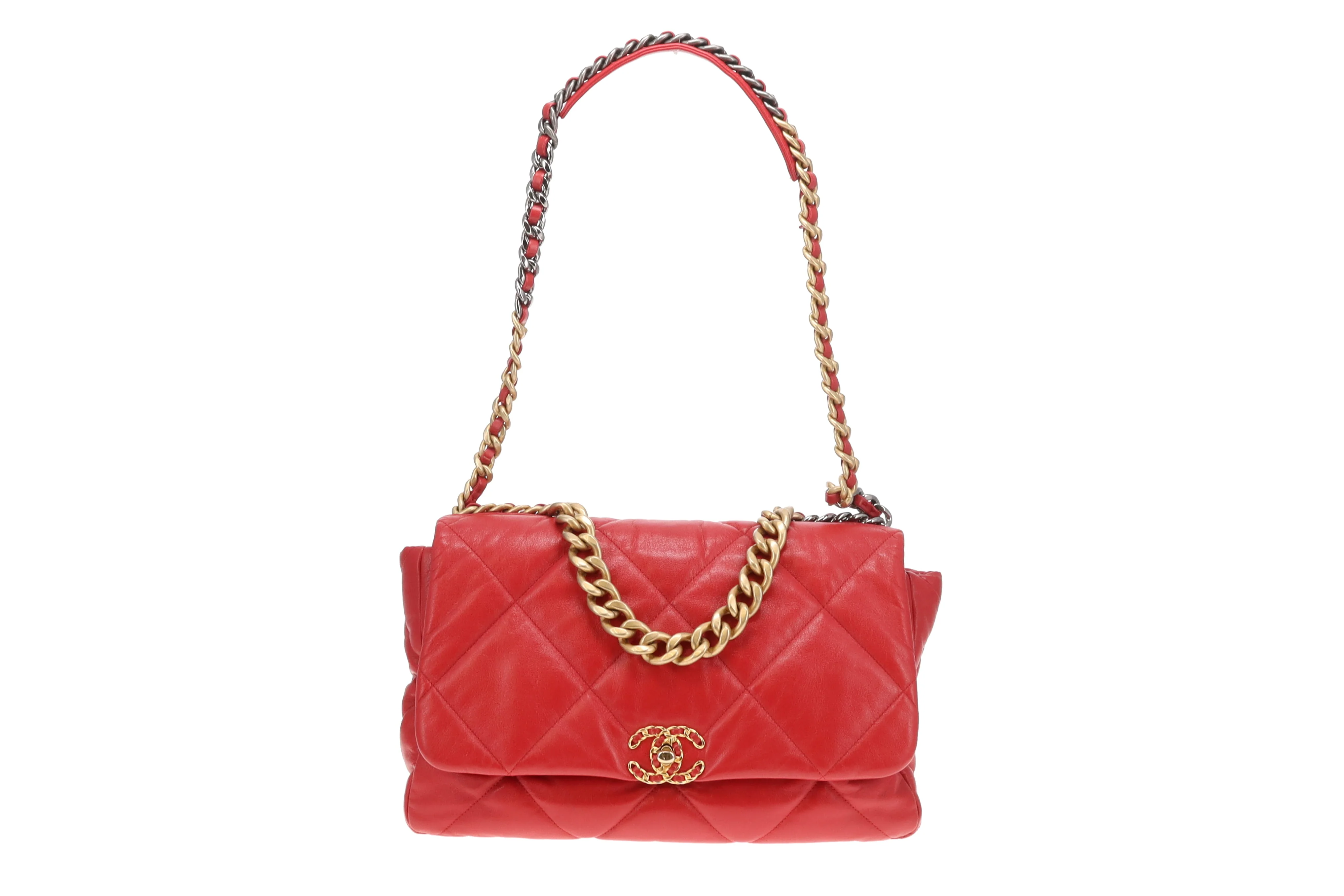 Chanel 19 Maxi Rouge 2019 - Image 3