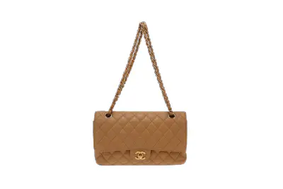 Chanel Classic Medium Double Flap Beige Caviar GH 2005/06 - Image 3