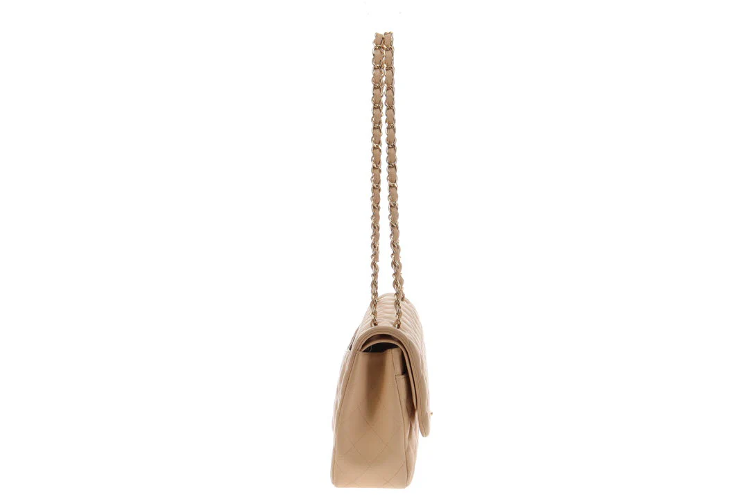 Chanel Classic Jumbo Double Flap Beige Lambskin GH 2010/11 - Image 6