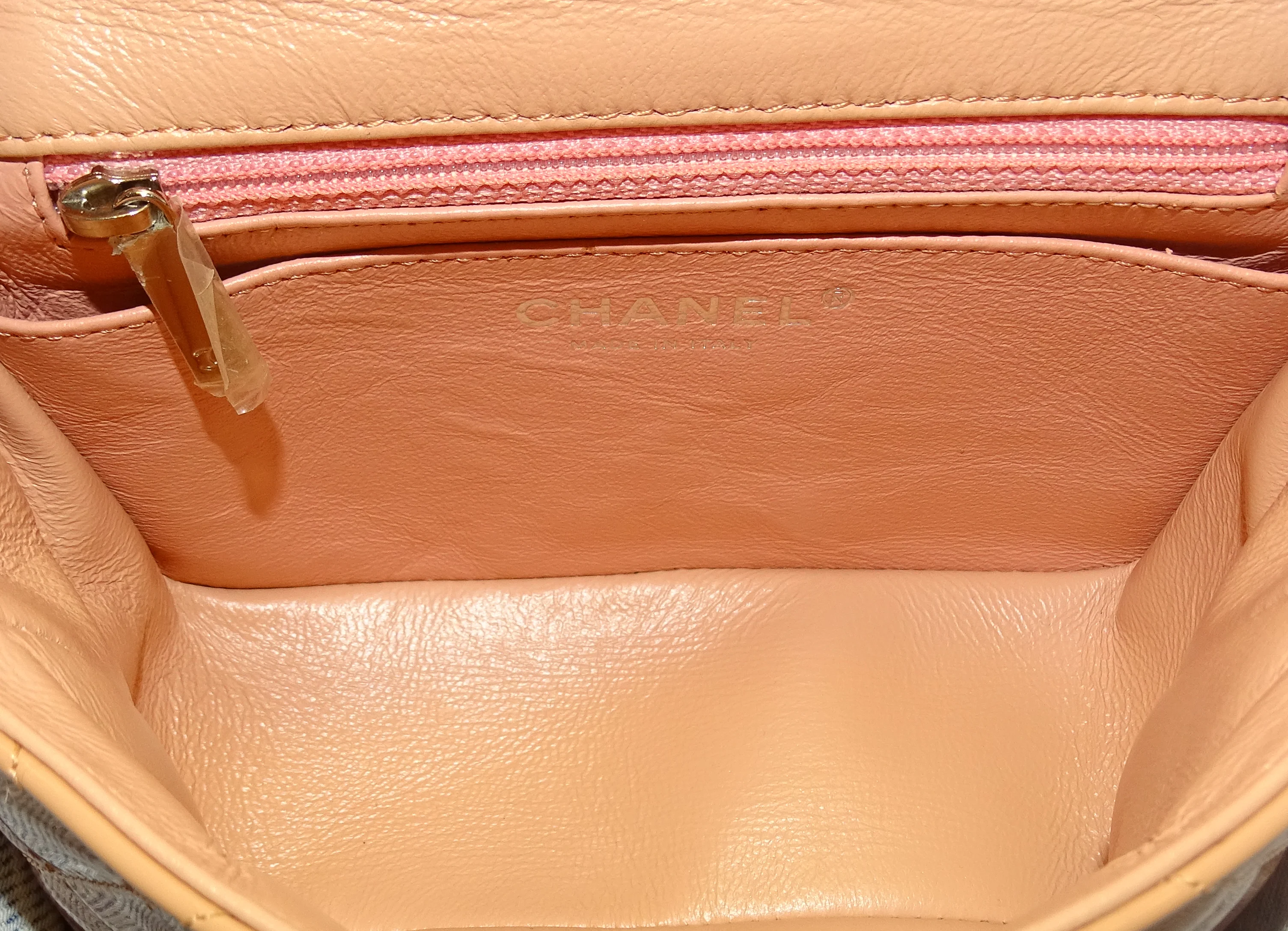 Chanel Blush Patent Leather and SHW Mini Square Flap Bag 2012/13 - Image 10
