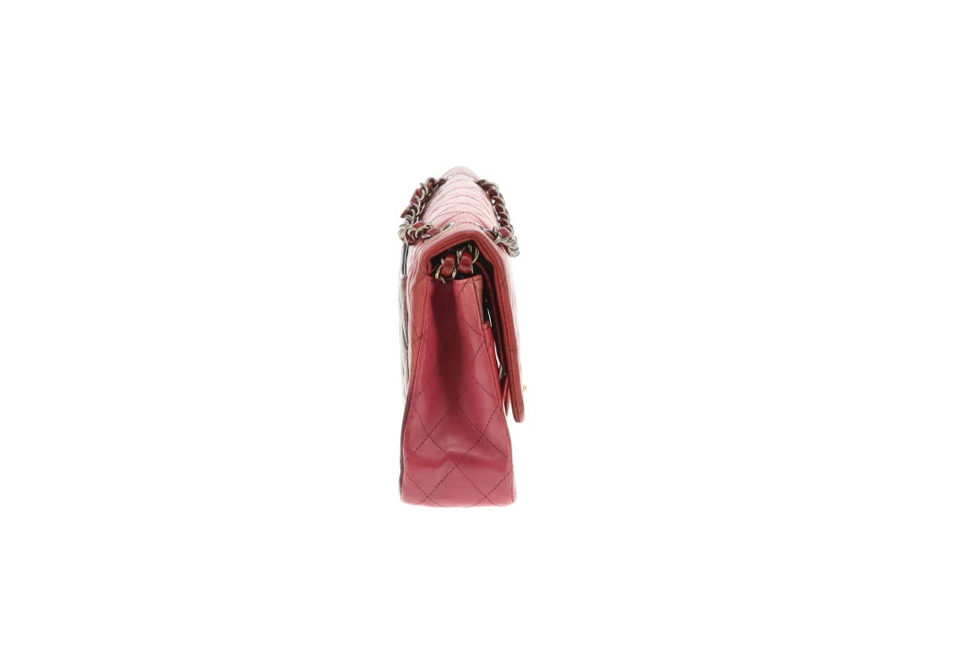 Chanel Classic Double Flap Medium Burgundy Tonal Ombre 2009/10 - Image 7