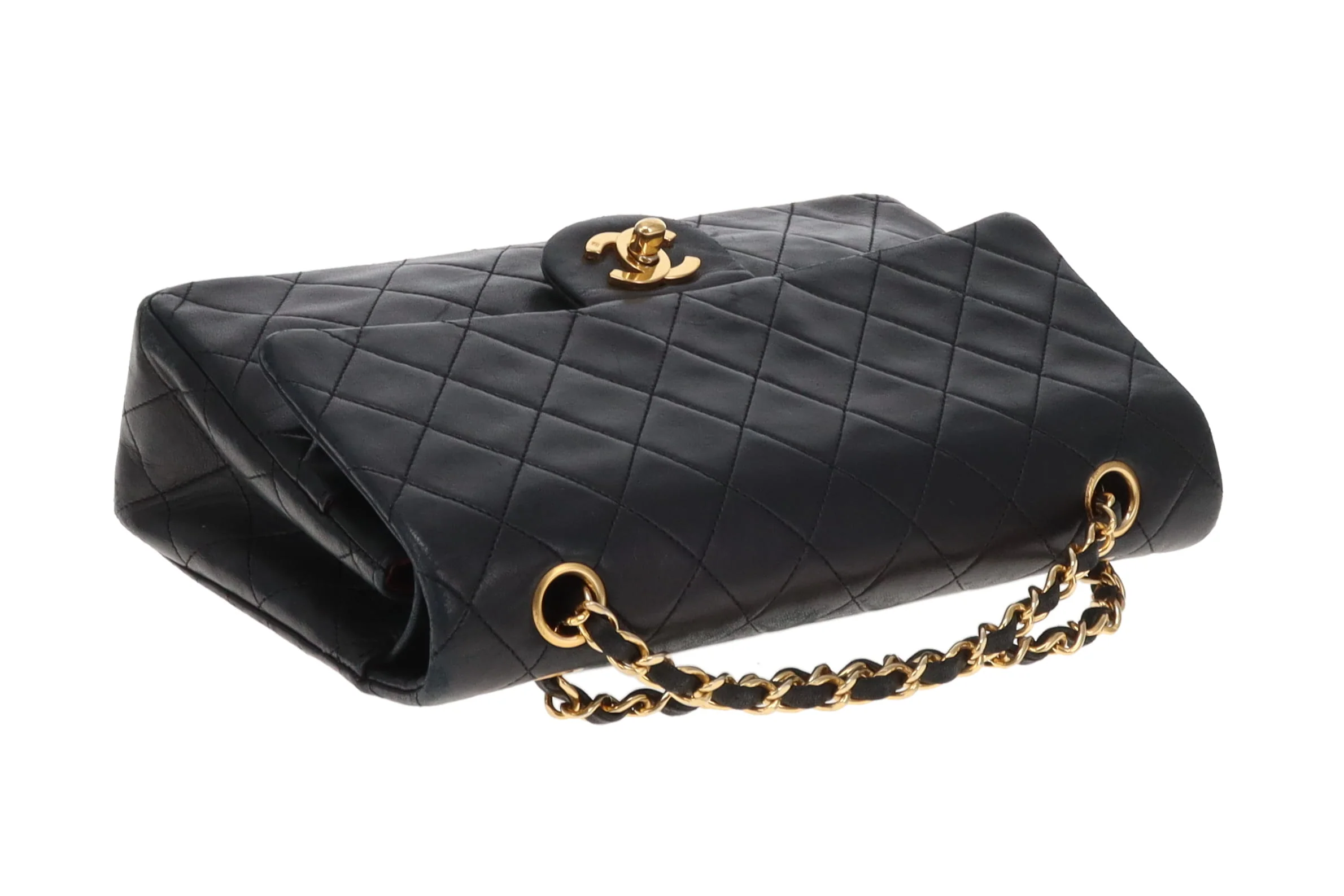 Chanel Classic Double Flap Vintage Black Lambskin 1989/91 GH - Image 12