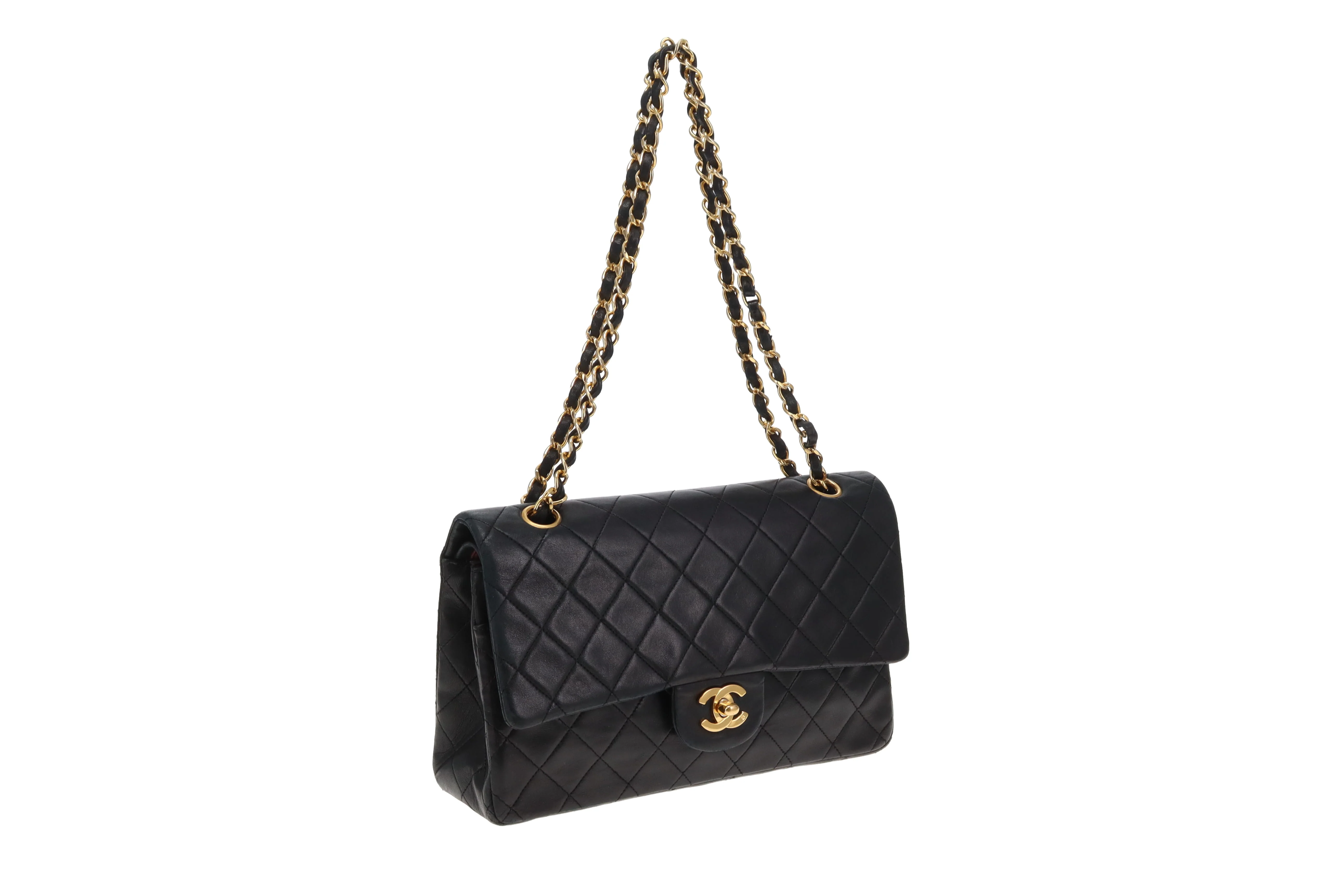 Chanel Classic Double Flap Vintage Black Lambskin 1989/91 GH - Image 7