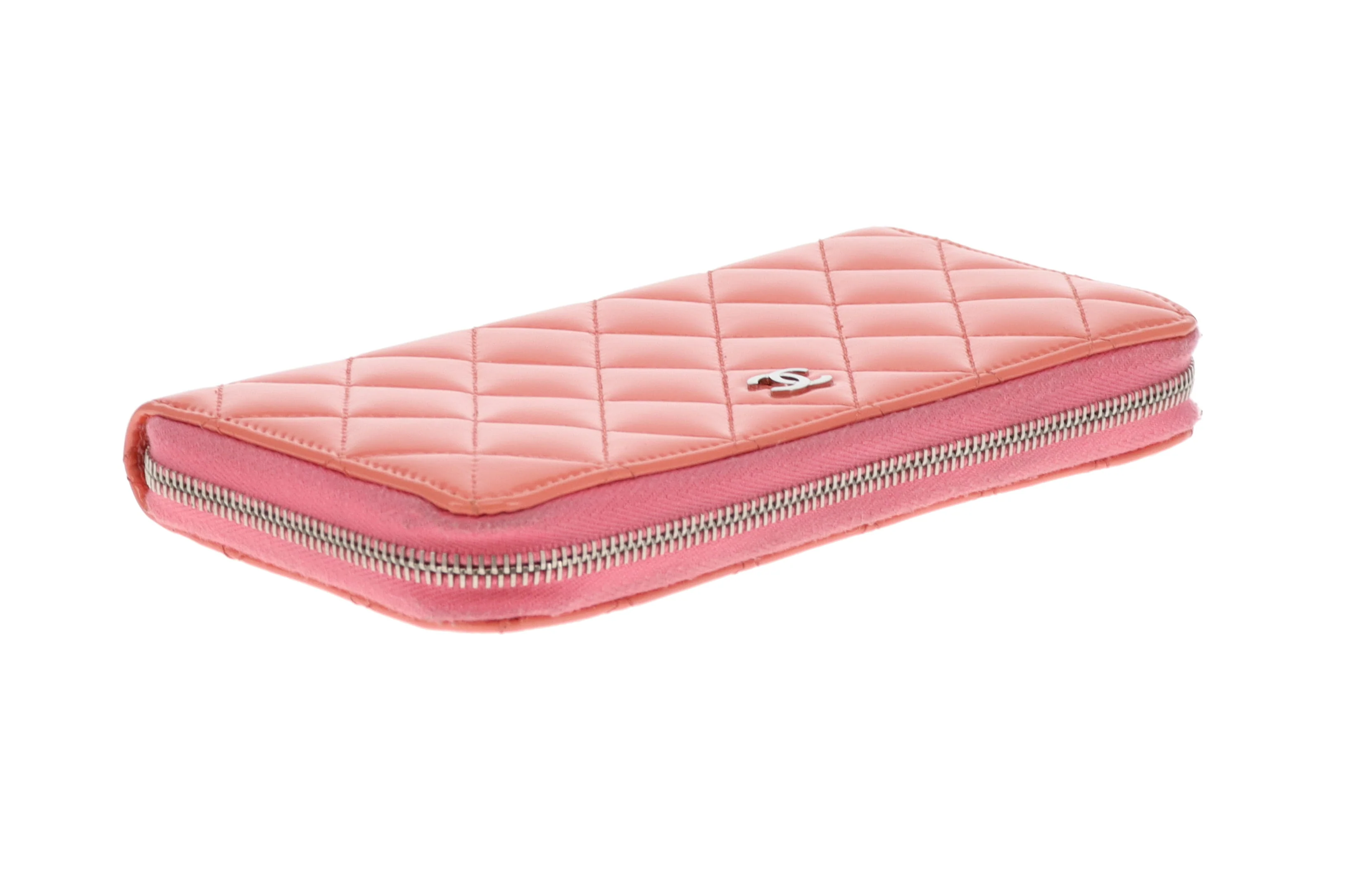Chanel Classic Zipped wallet Long Patent Coral 2015/16 - Image 6