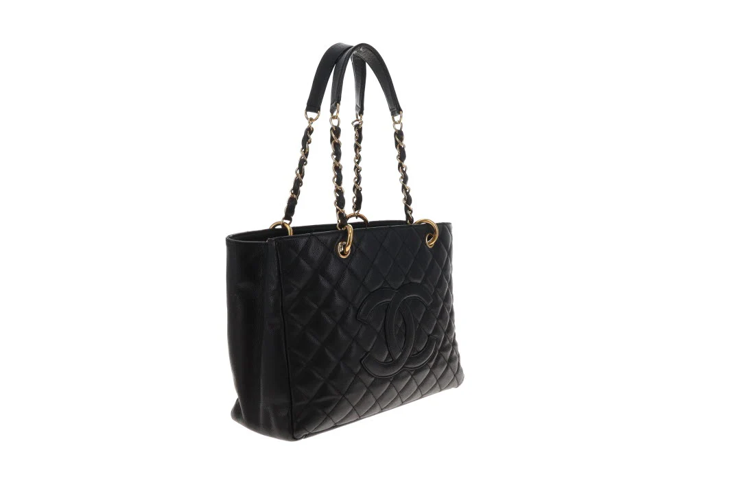 Chanel GST Grand Shopping Tote Black Caviar Leather 2008 - Image 5