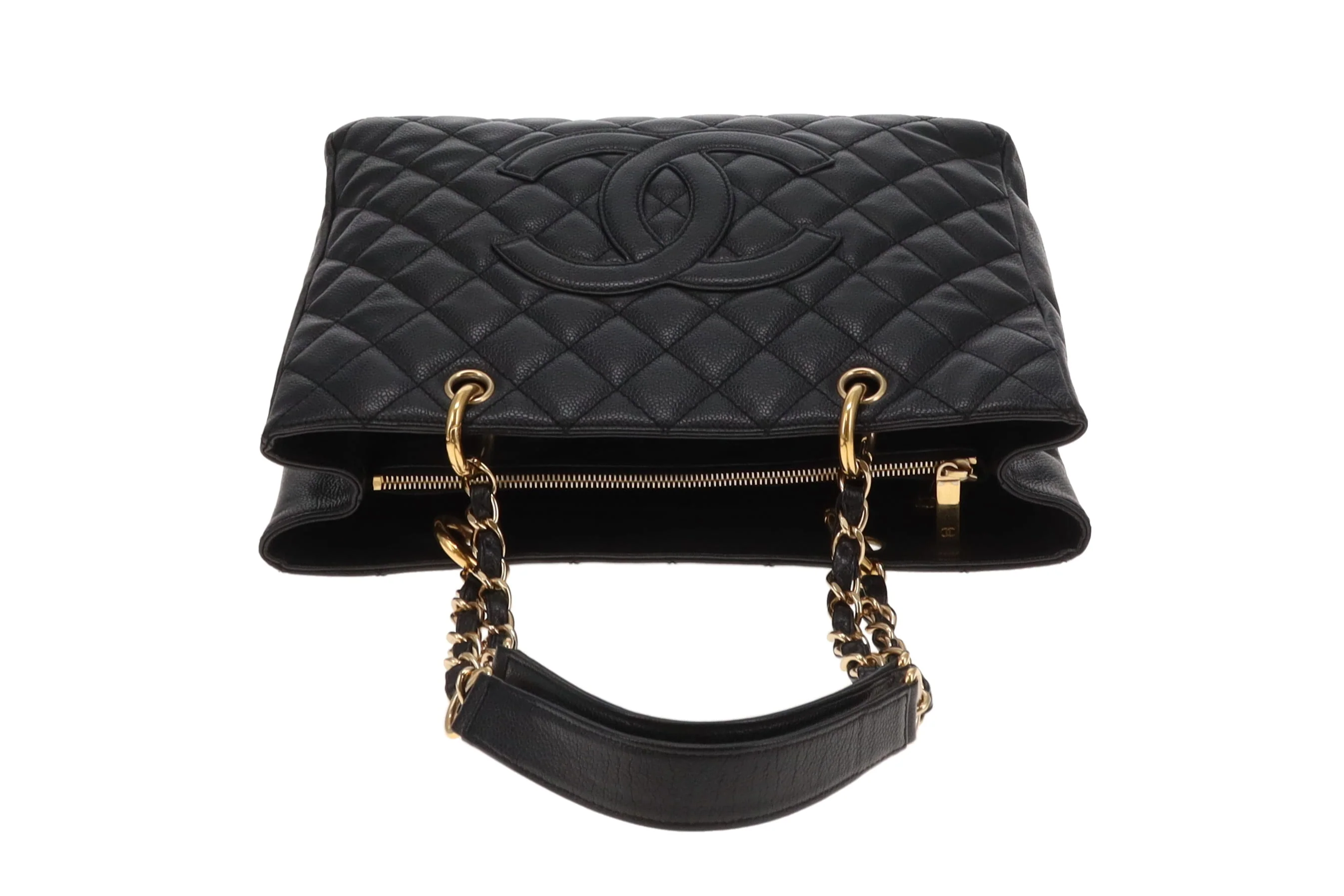 Chanel GST Grand Shopping Tote Black Caviar Leather 2008 - Image 9
