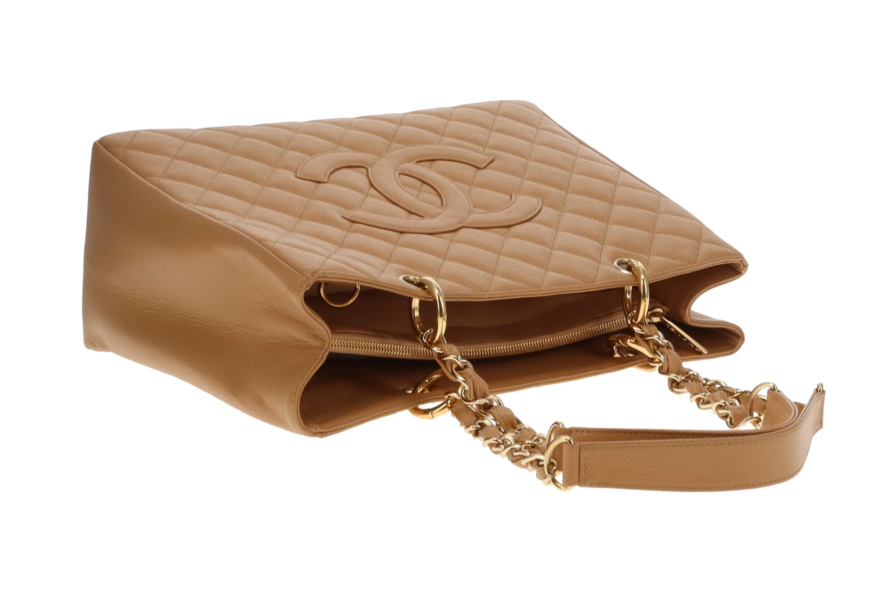 Chanel GST OM Caramel Caviar GHW 2006/08 - Image 10