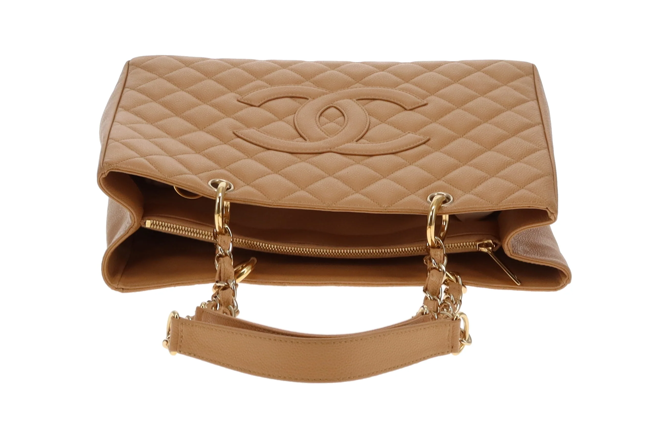 Chanel GST OM Caramel Caviar GHW 2006/08 - Image 9