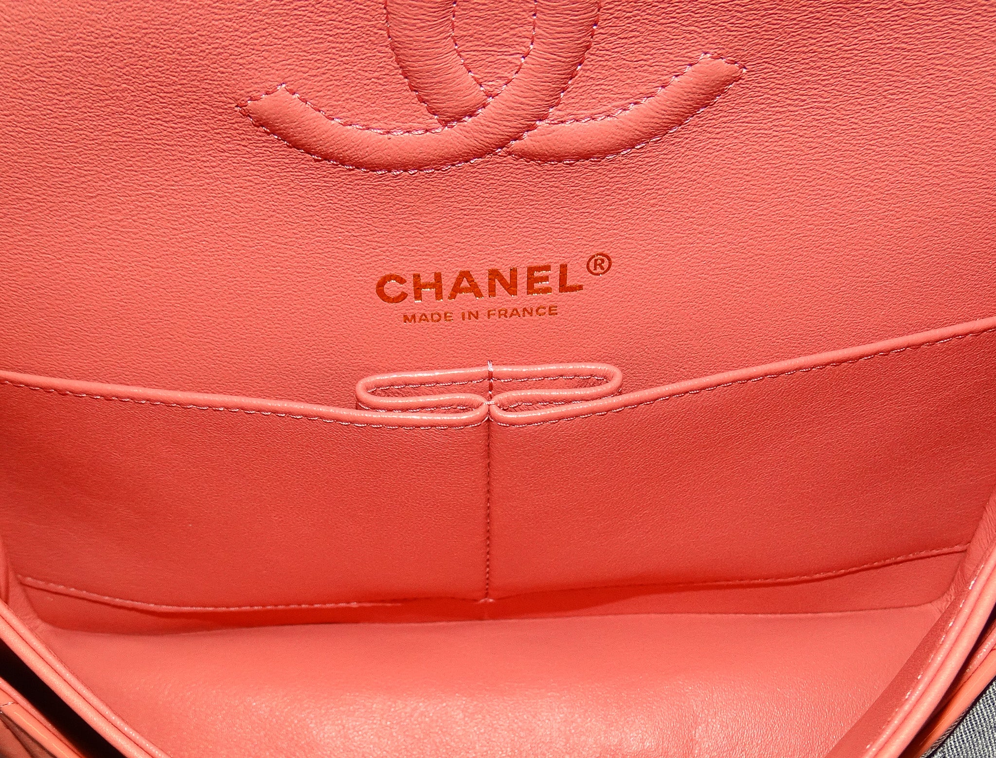 Chanel Petal Pink Patent Classic Double Flap Bag 2016/17 - Image 13