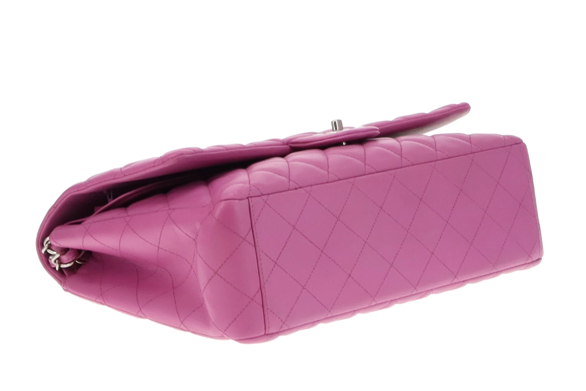 Chanel Pink Maxi Double Flap 14 Series - Image 12