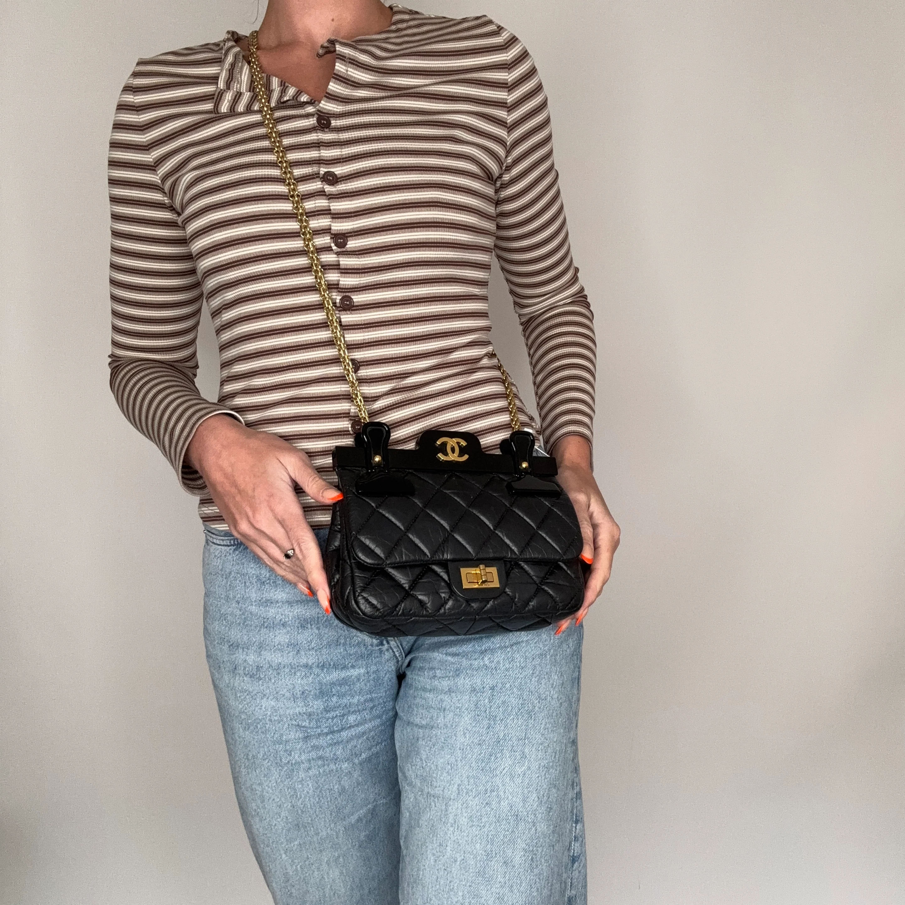 Chanel Reissue 2.55 224 Hanger Flap Ultra Rare - Image 2