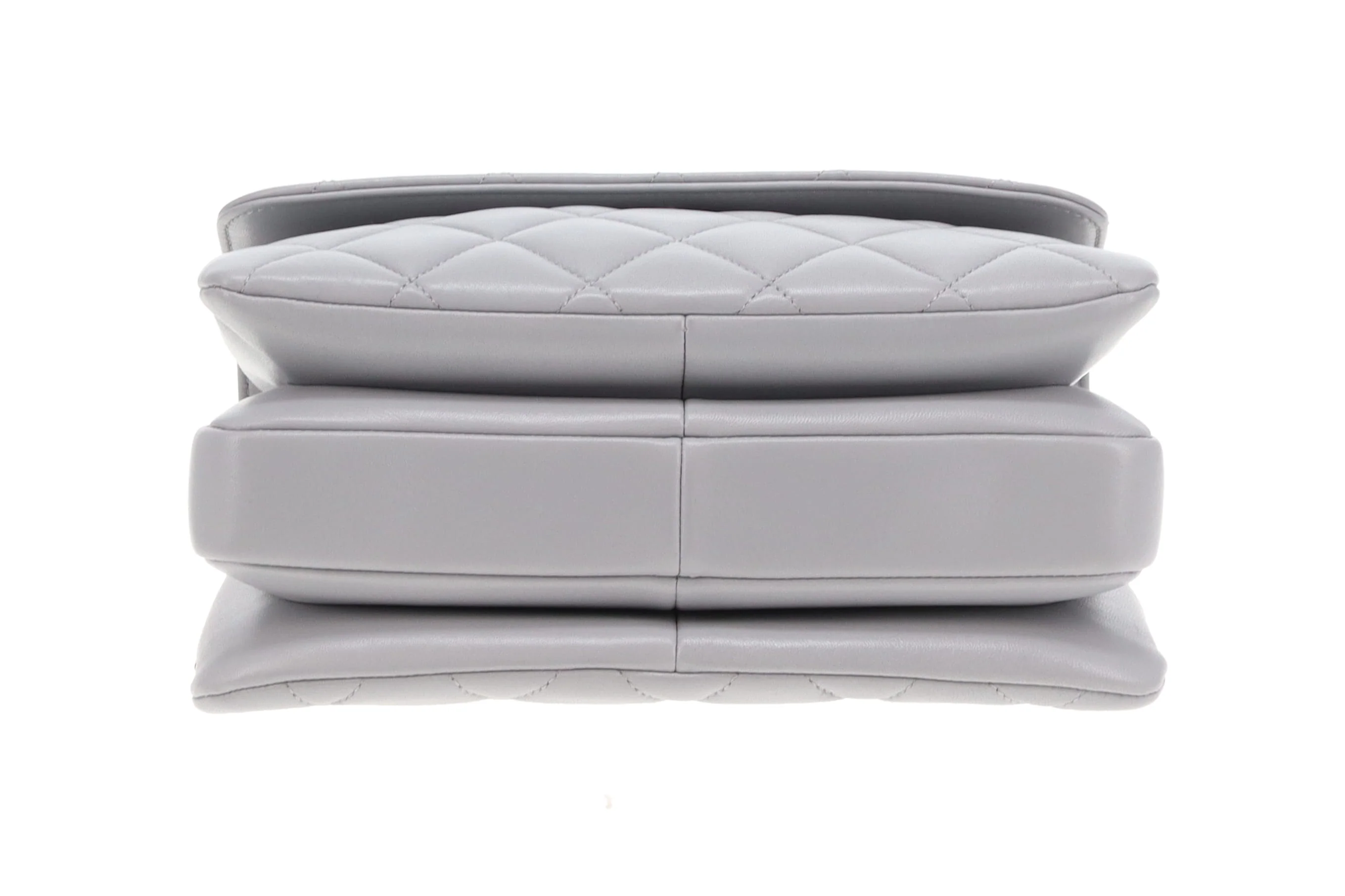 Chanel Trendy CC Small Grey Lambskin 2019 - Image 10