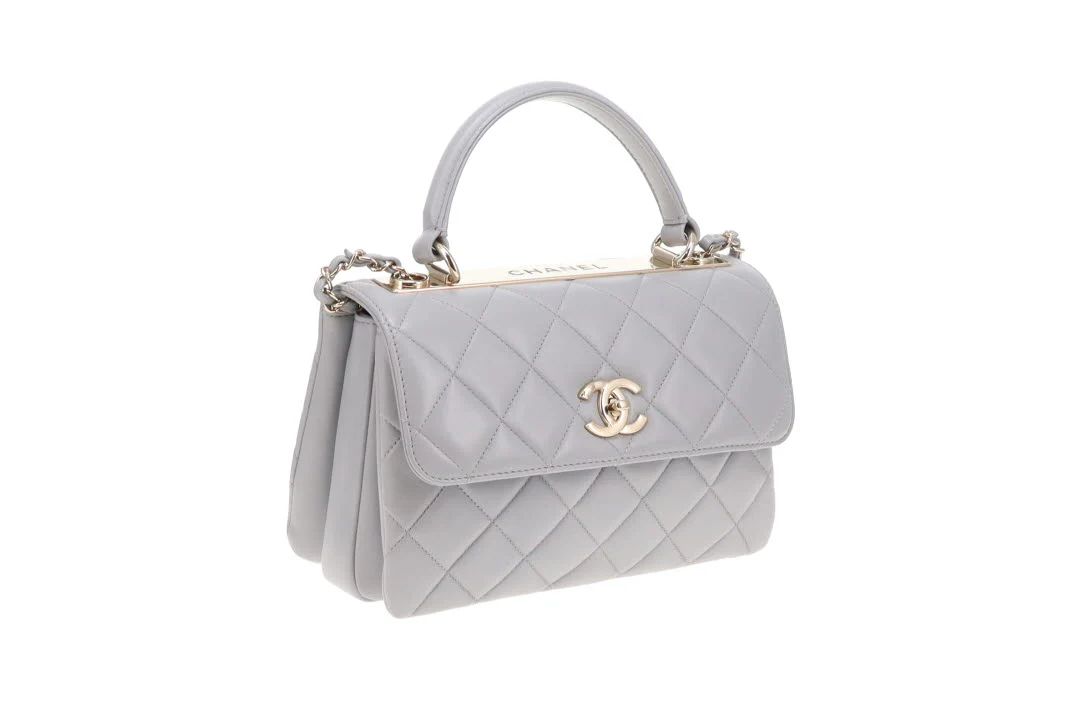 Chanel Trendy CC Small Grey Lambskin 2019 - Image 5