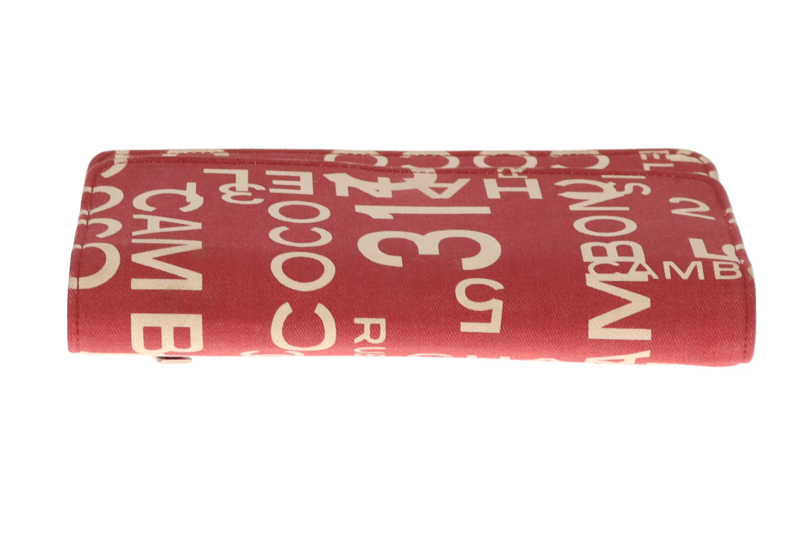 Chanel Wallet On Chain 31 Rue Cambon Red Canvas & Leather 2002/03 - Image 10