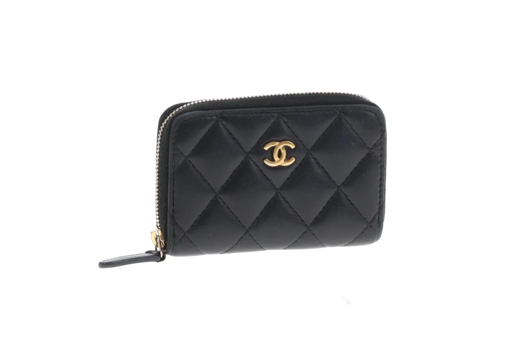 Chanel Zipped Coin Purse Black Lambskin GHW 2018/19 - Image 3
