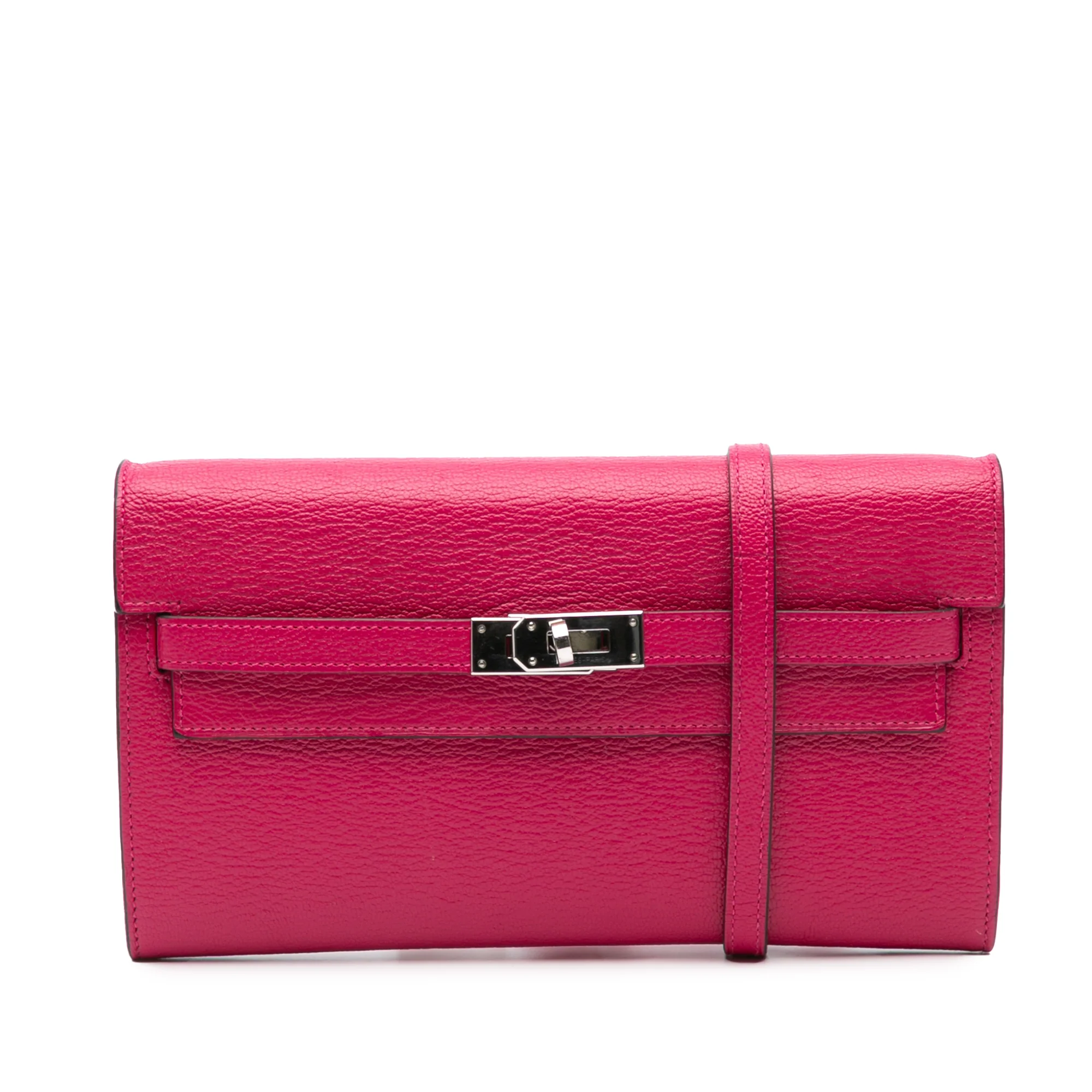 Hermes Kelly To Go Wallet Rose Mexico Chevre Mysore 2022 - Image 17