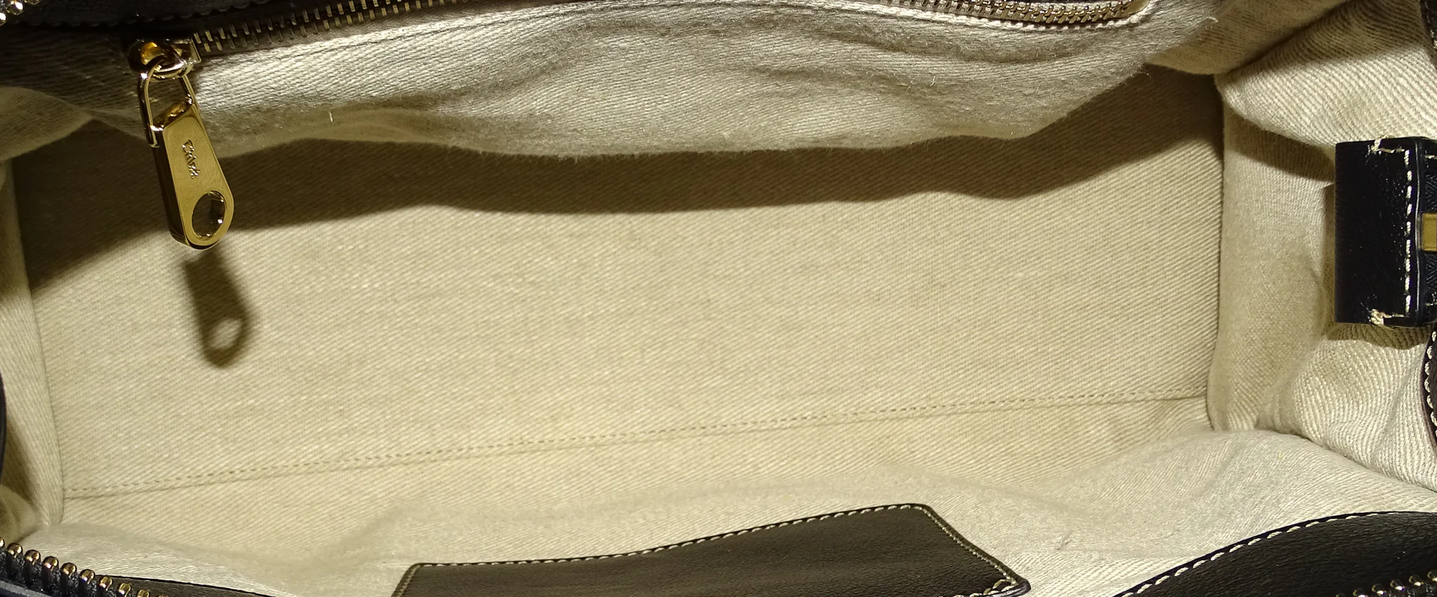 Chloe Edith Medium Top Stitch Day Bag Black - Image 9