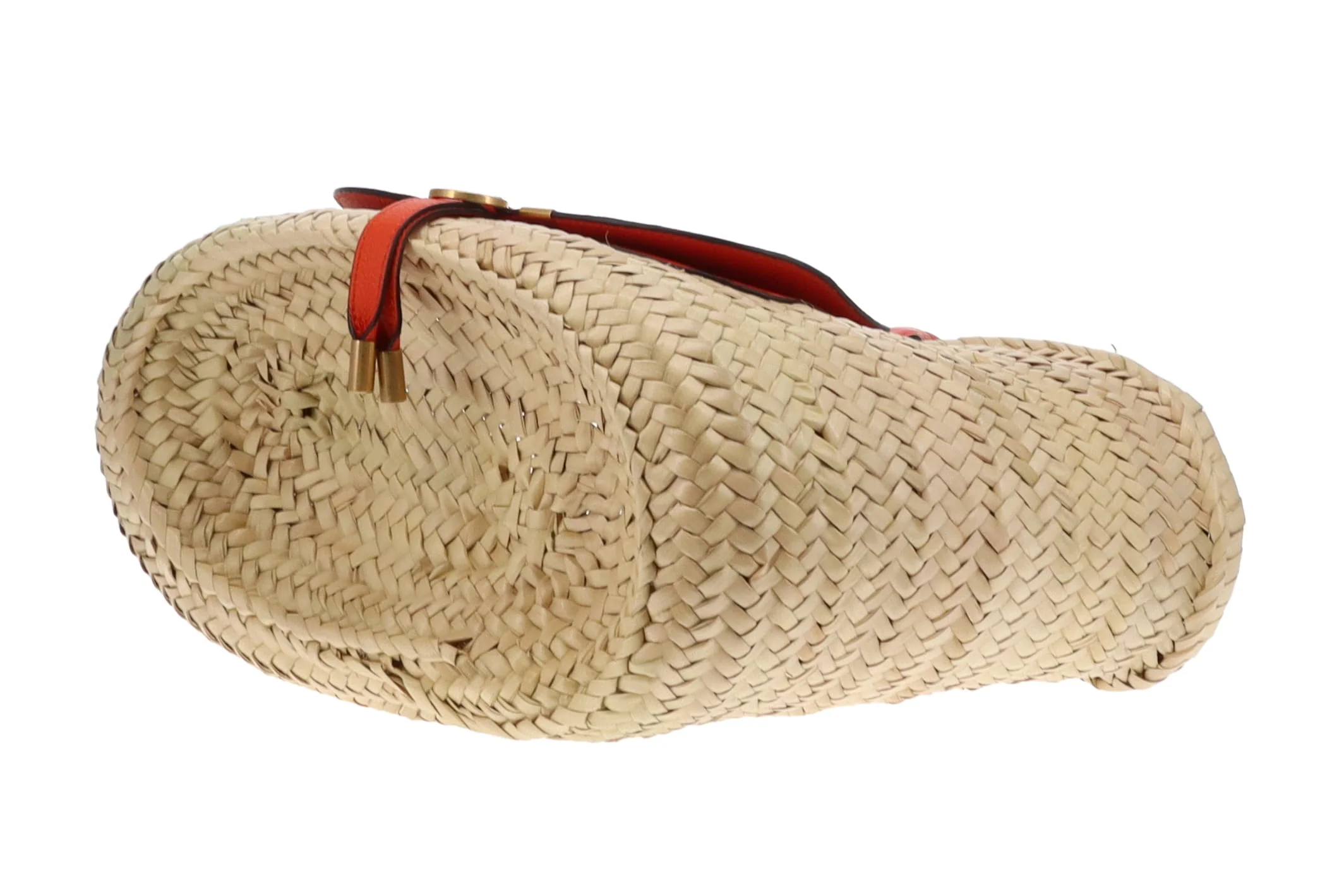 Chloe Marcie Basket Bag Medium Rusted Orange - Image 9