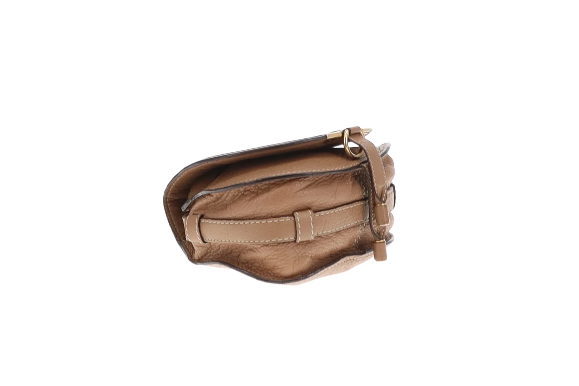 Chloe Marcie Crossbody Bag Brown Small - Image 10