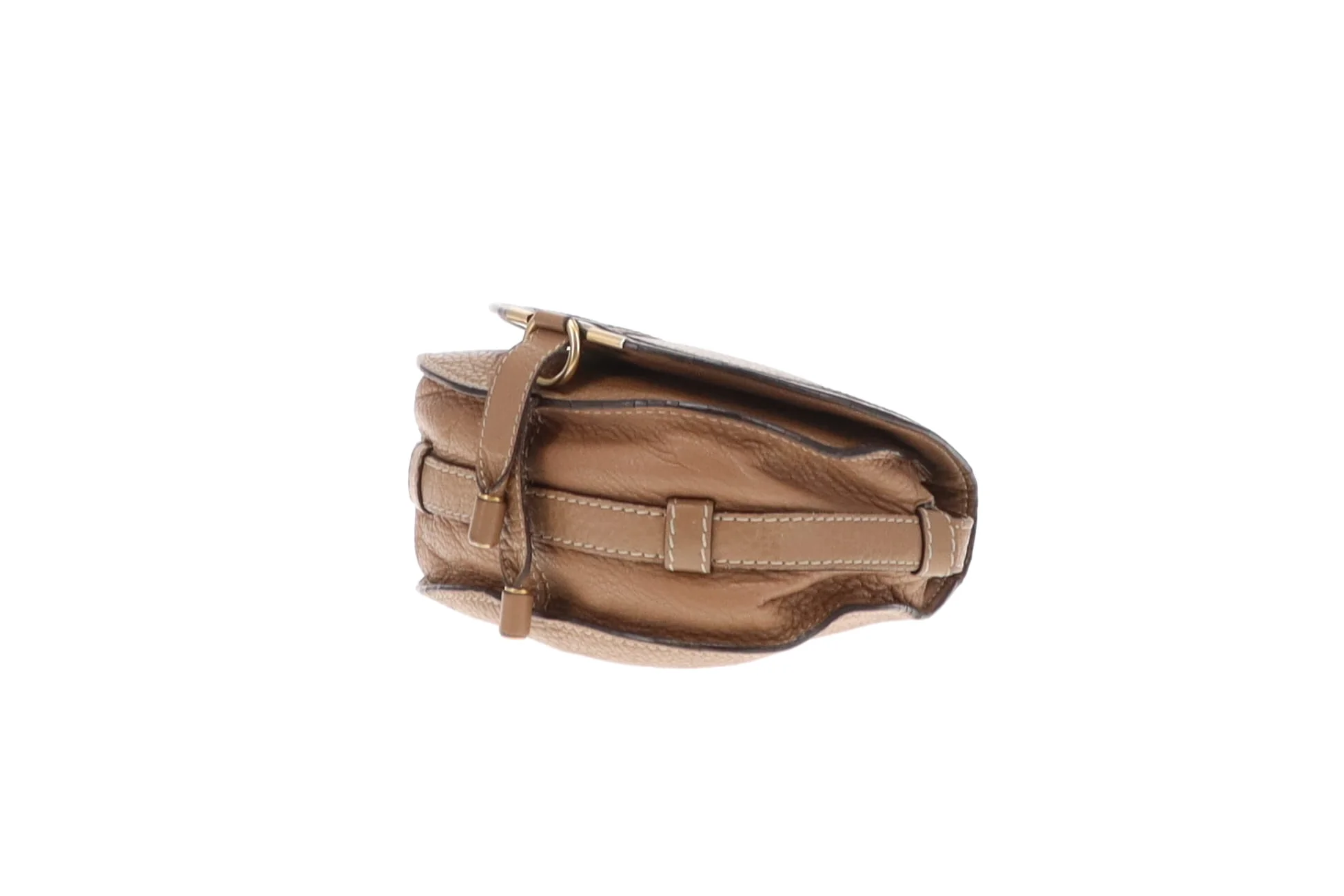 Chloe Marcie Crossbody Bag Brown Small - Image 11
