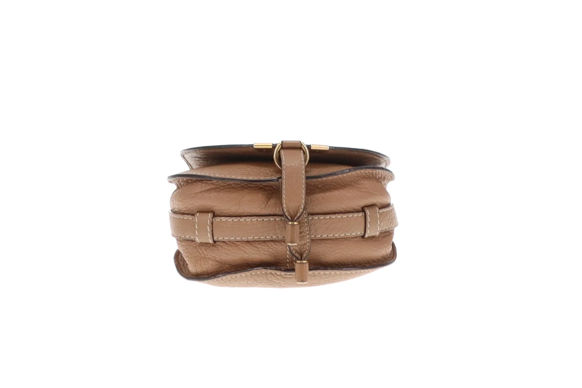 Chloe Marcie Crossbody Bag Brown Small - Image 9