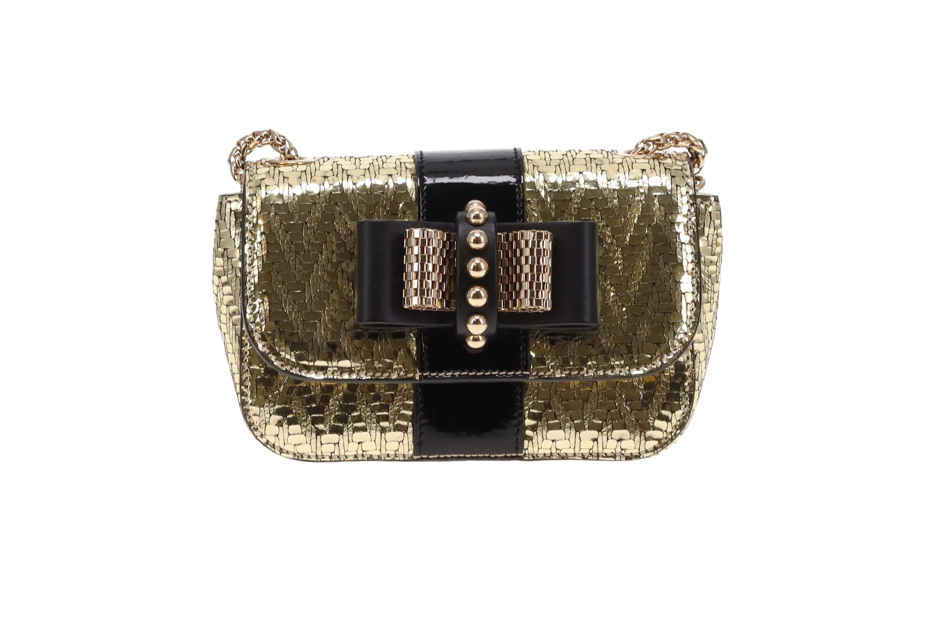 Christian Louboutin Metallic Champagne Sweet Charity