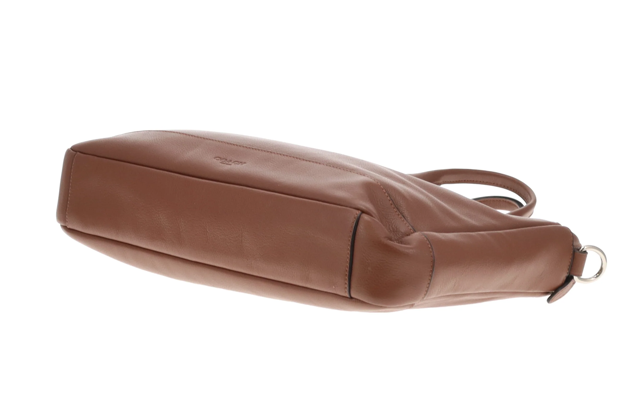Coach Laptop Bag Brown Leather with Strap - Image 11