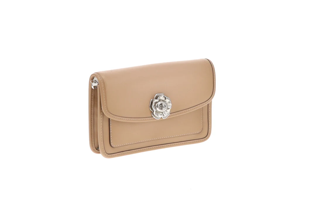 Coach Parker Wallet on Chain Taupe SHW - Image 4