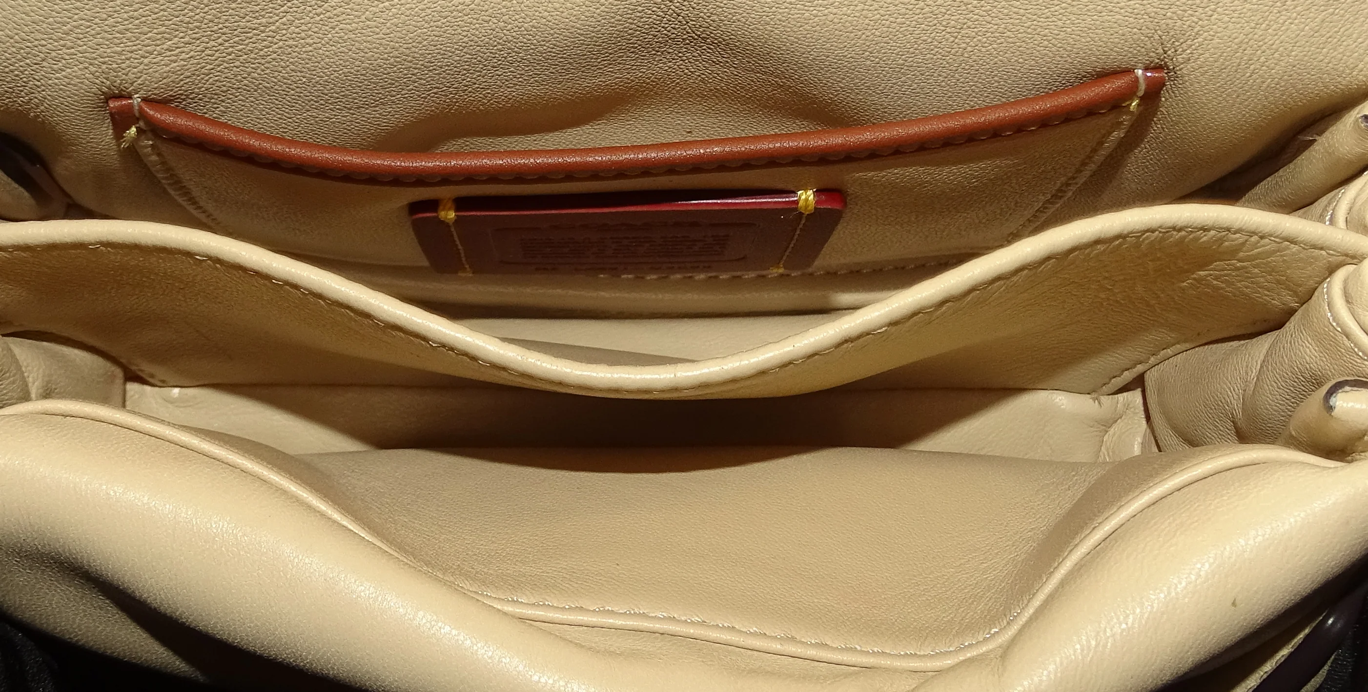 Coach Pillow Tabby 18 Chalk (Missing Top handle) - Image 11