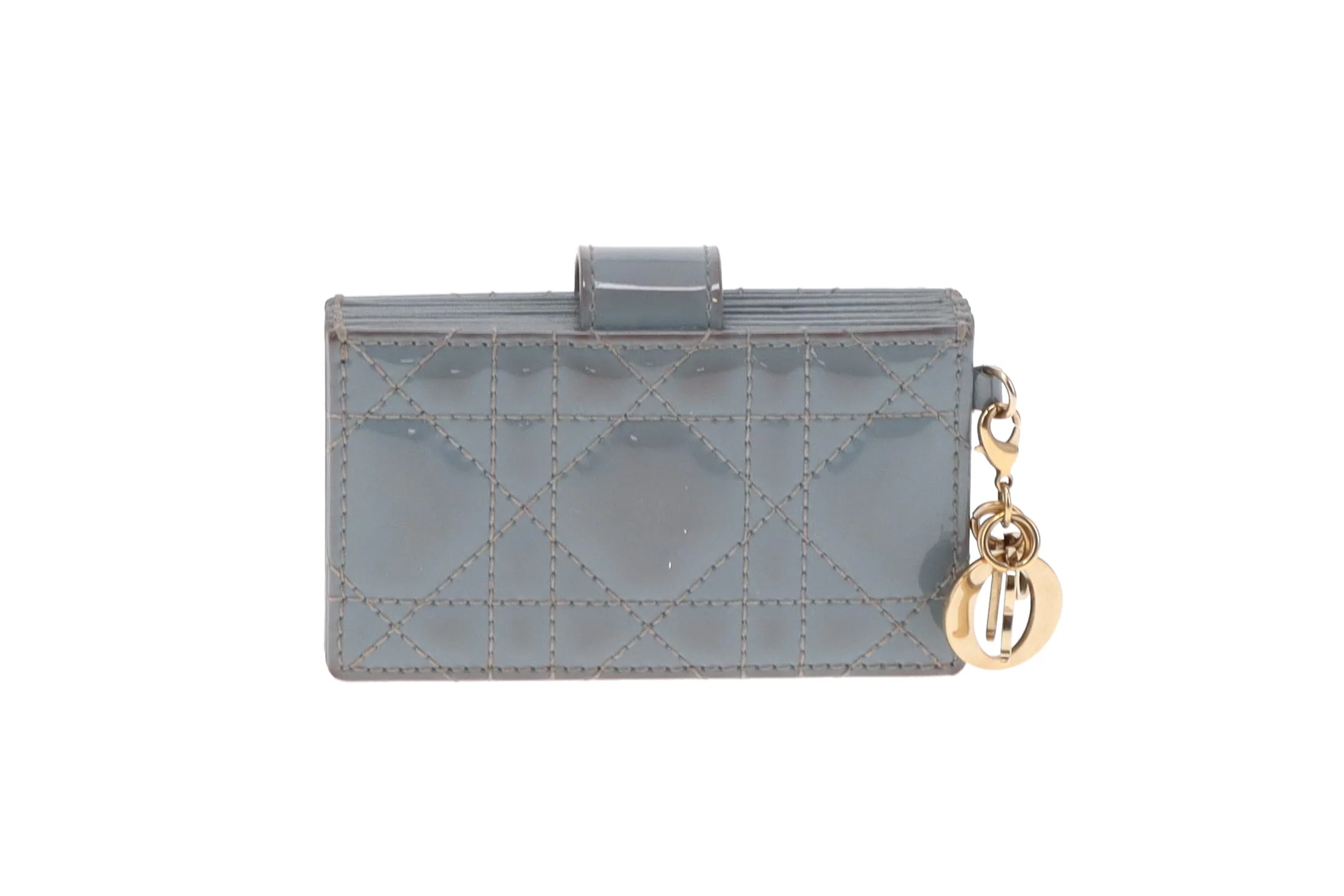 Dior Blue Patent Jasmine Multi Card Holder 2023 - Image 4