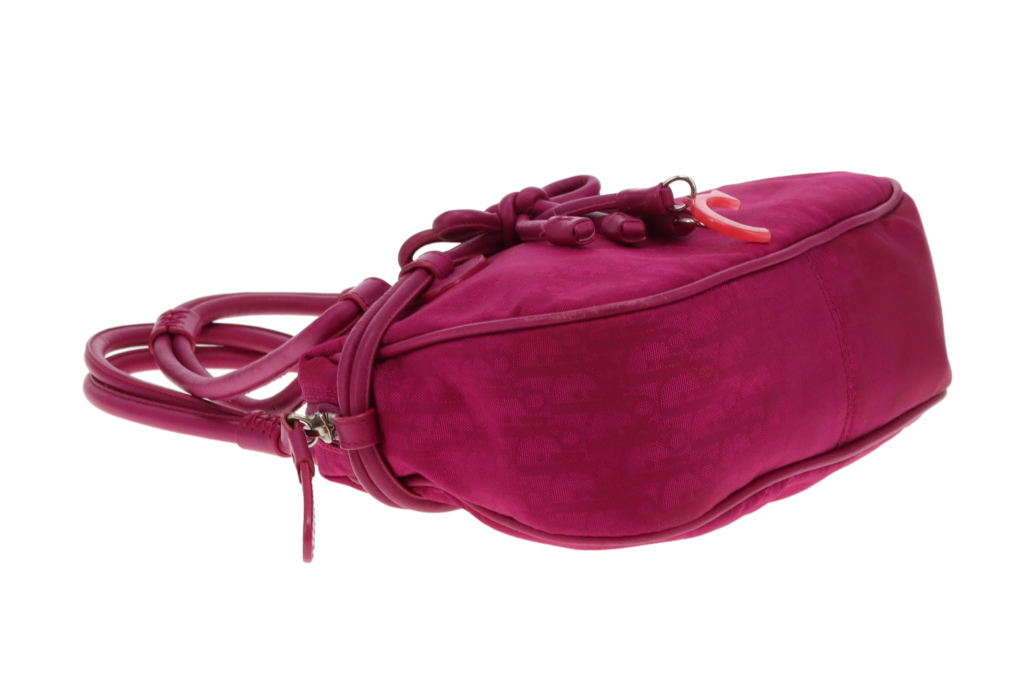 Dior Bow Bag Fuchsia Diorissimo 2008 - Image 10