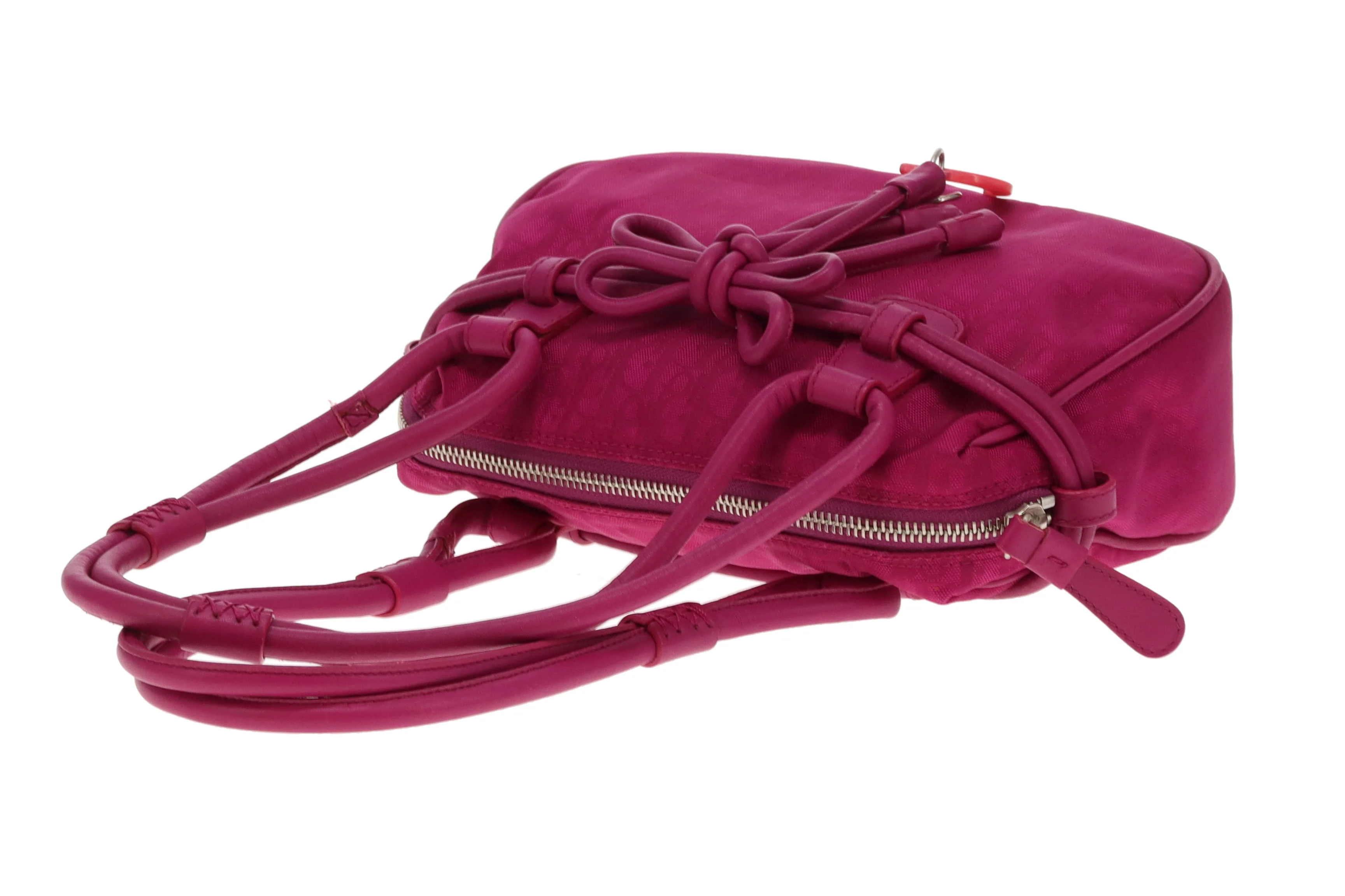 Dior Bow Bag Fuchsia Diorissimo 2008 - Image 11