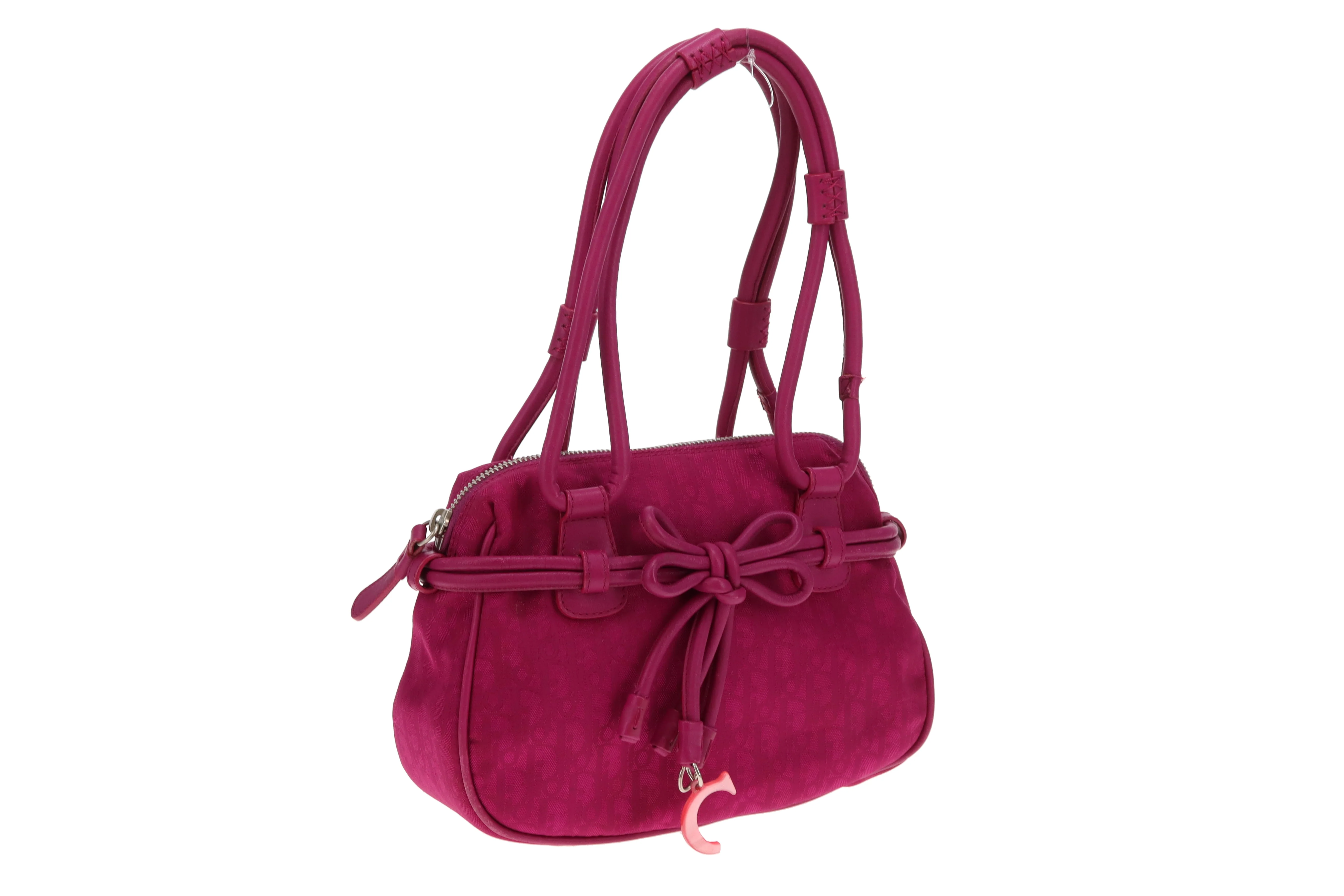 Dior Bow Bag Fuchsia Diorissimo 2008 - Image 3
